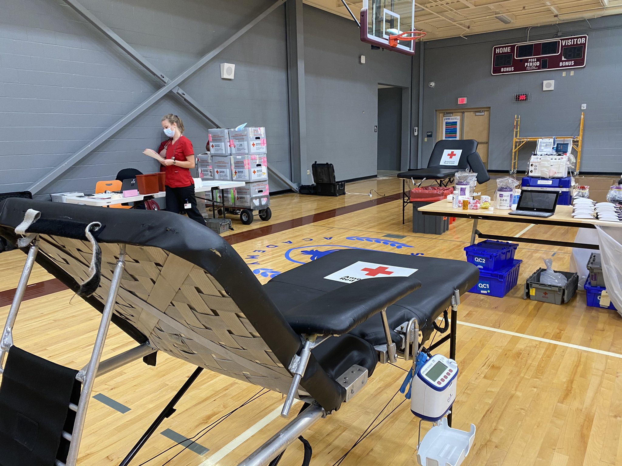 STEAM Academy blood drive Kamaria Spaulding.jpg