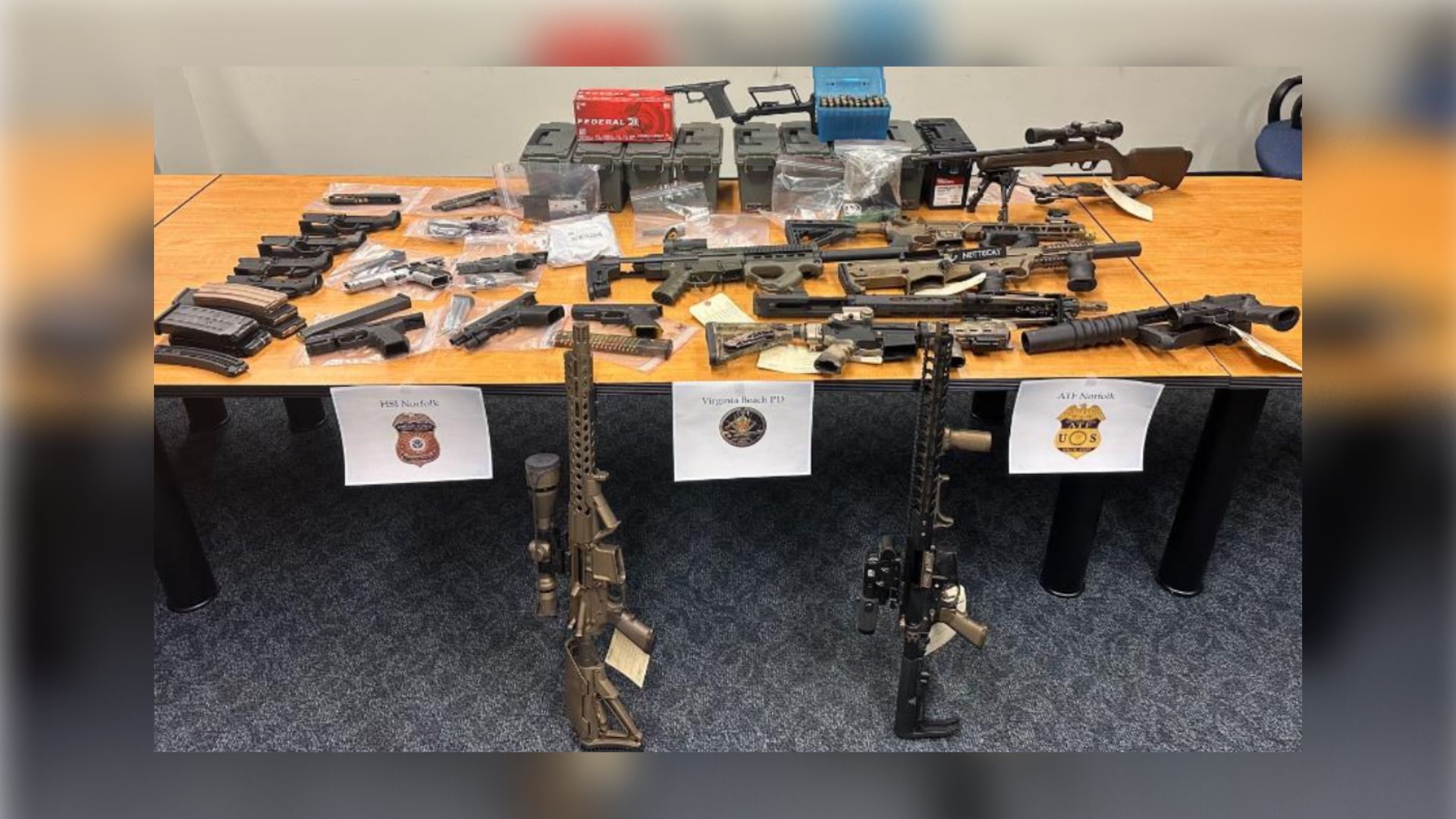 VBPD weapons seized