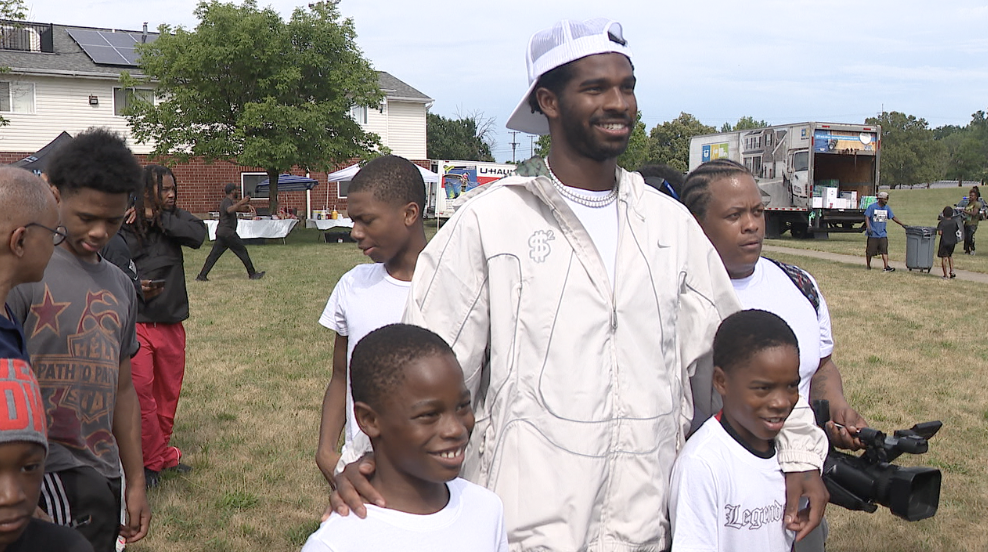 Shedeur Sanders Garden Vally Fun Fest Cleveland 