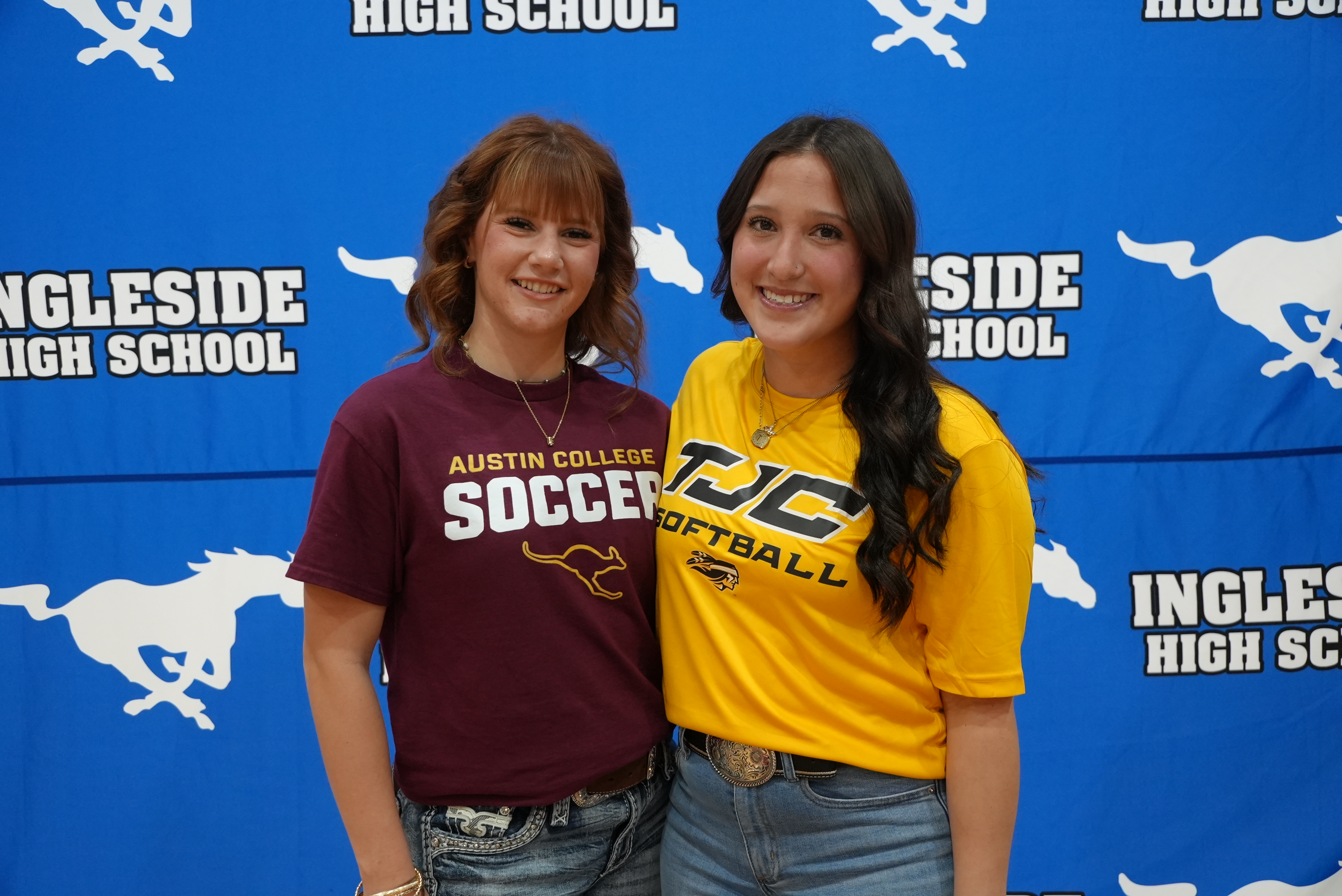 Ingleside's Ella Casey and Kylee Ward on signing day