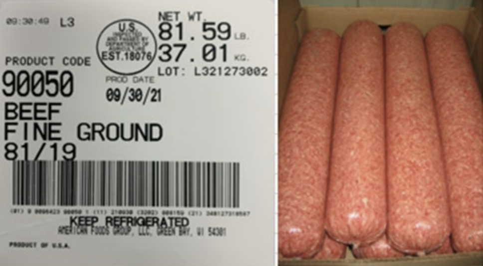 ground beef recalled