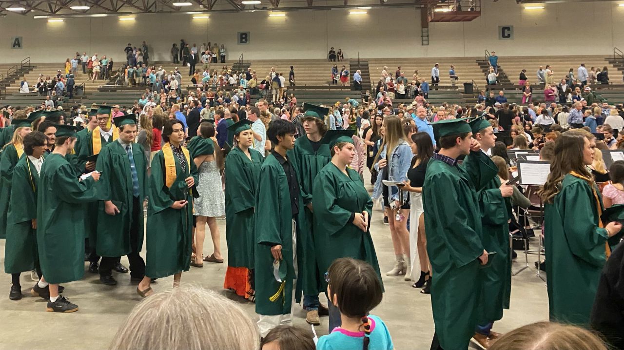 CMR graduated 299 seniors this year while Great Falls graduated 253. 
