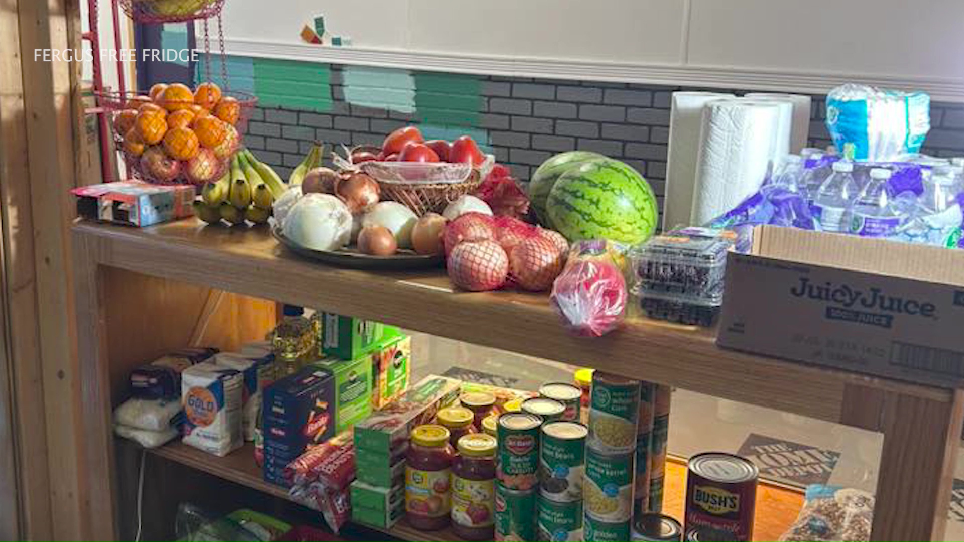 Community-powered 'Fergus Free Fridge' steps up in Lewistown