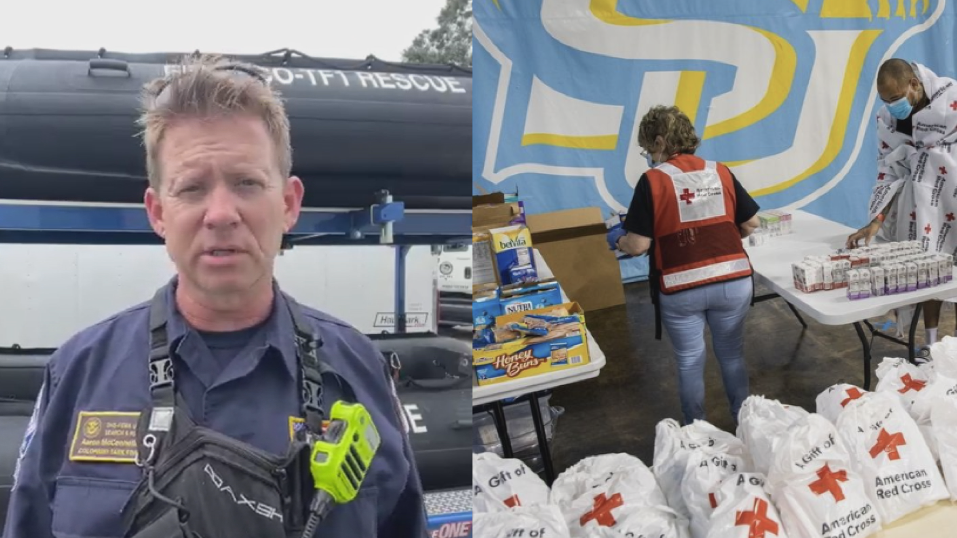 Colorado Springs Fire Department and the American Red Cross deploy crew members to Louisiana 