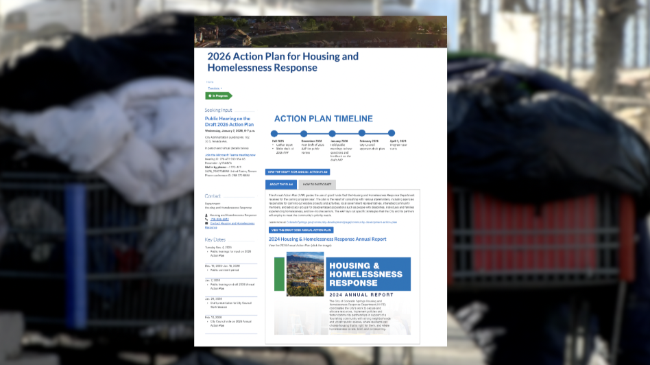Housing and Homelessness Plan