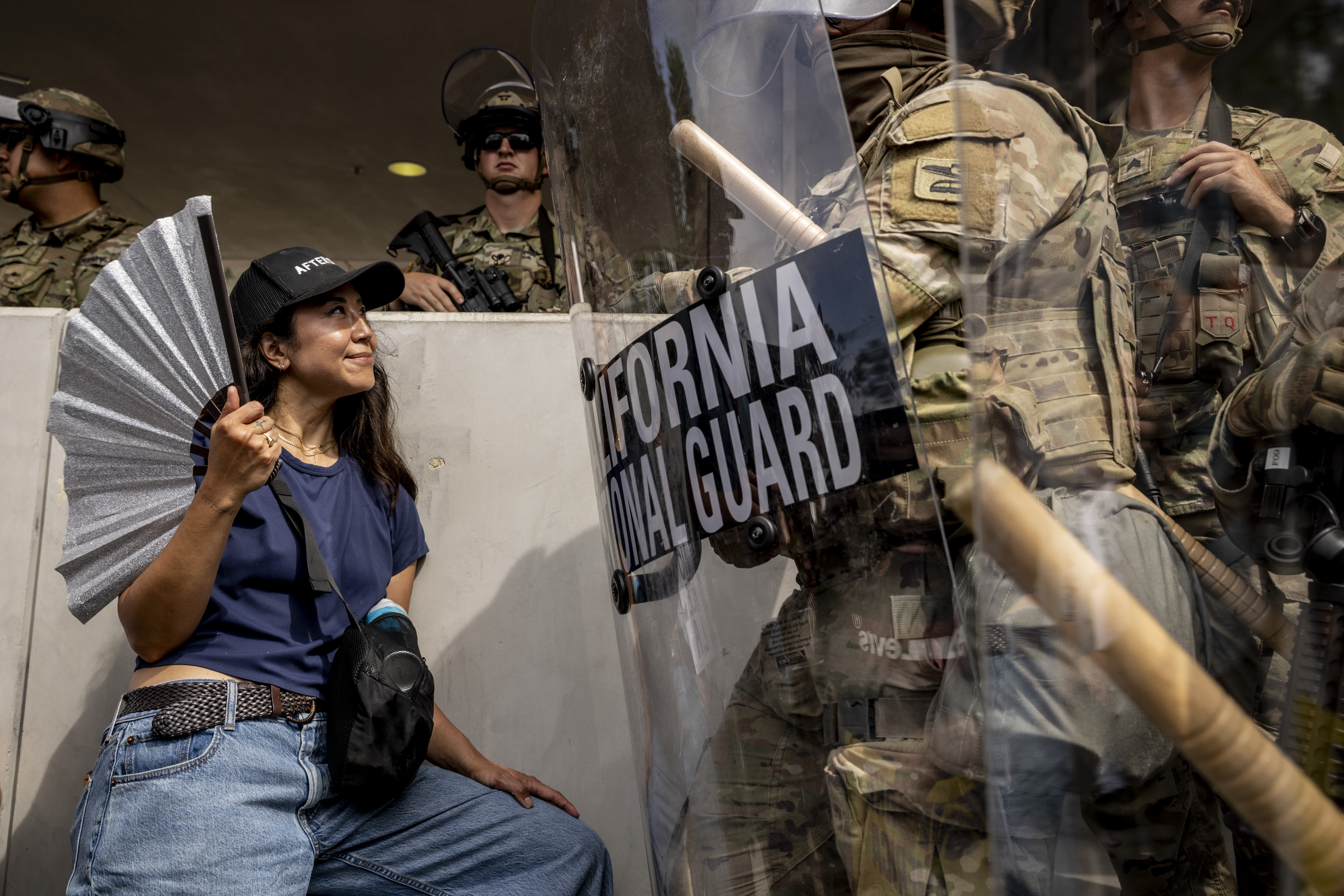 US Protests Los Angeles -- national guard