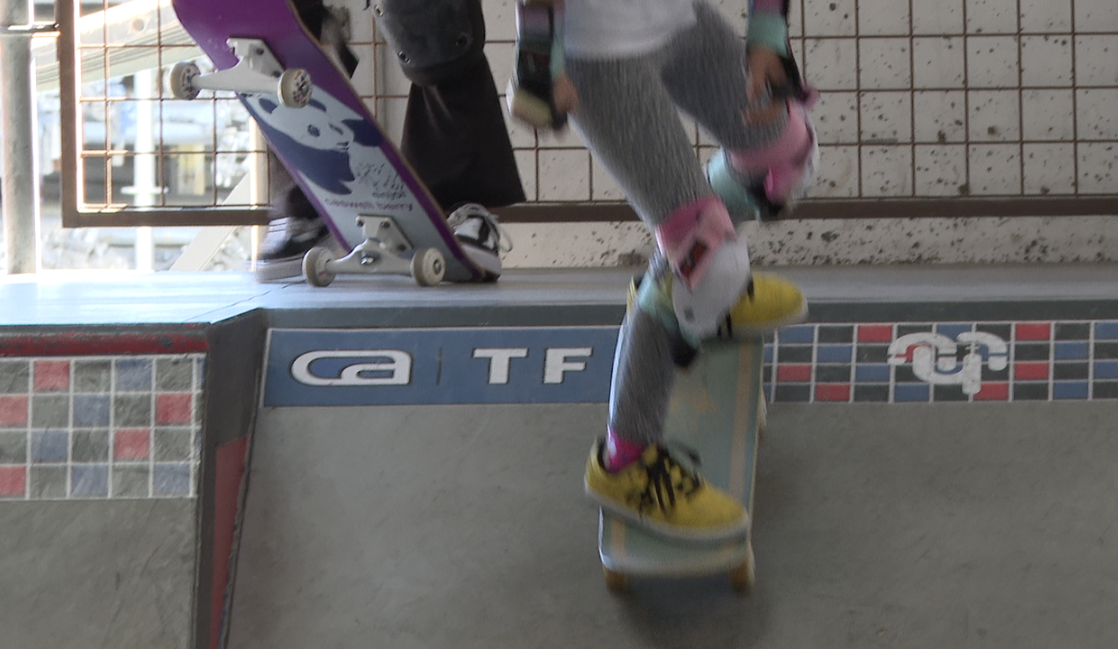 For International Women's Day, female skateboarders of all ages learned from the best in a traditionally male-dominated sport. 