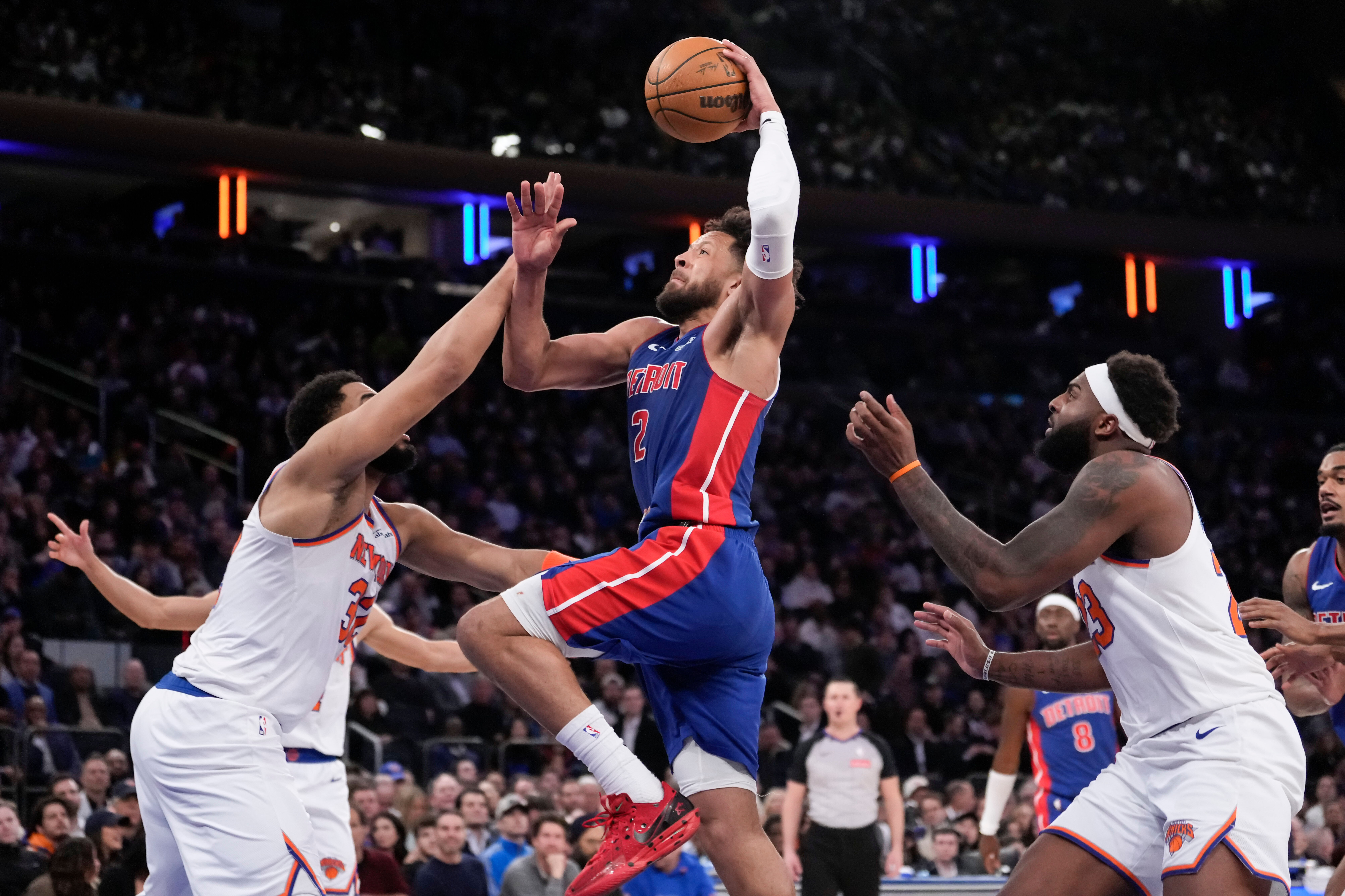 Pistons Knicks Basketball