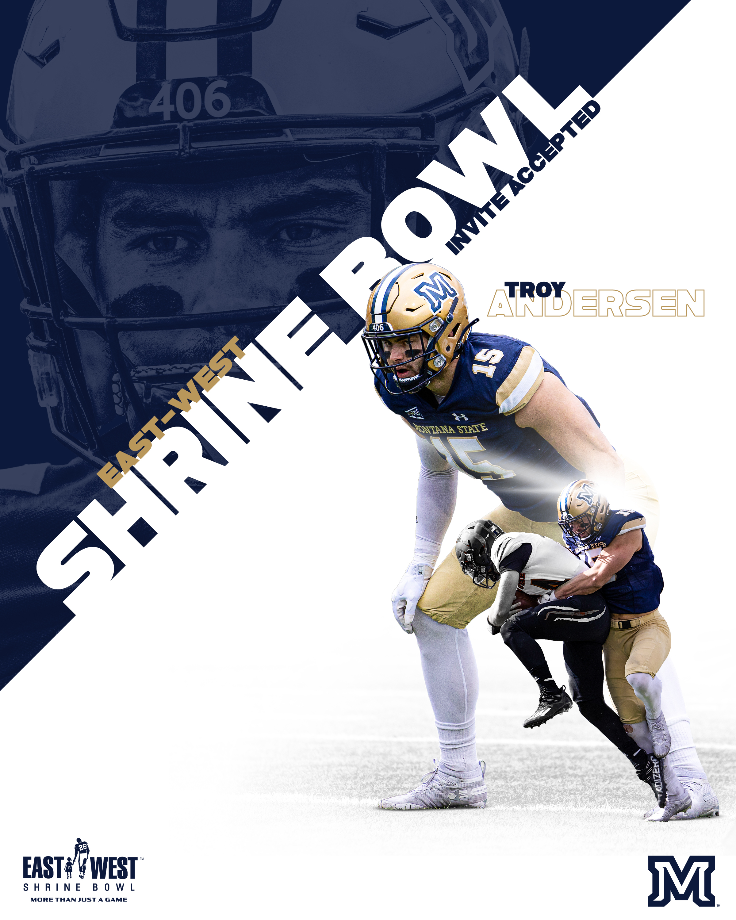 Montana State Bobcats linebacker Troy Andersen accepts invite to East-West Shrine Bowl