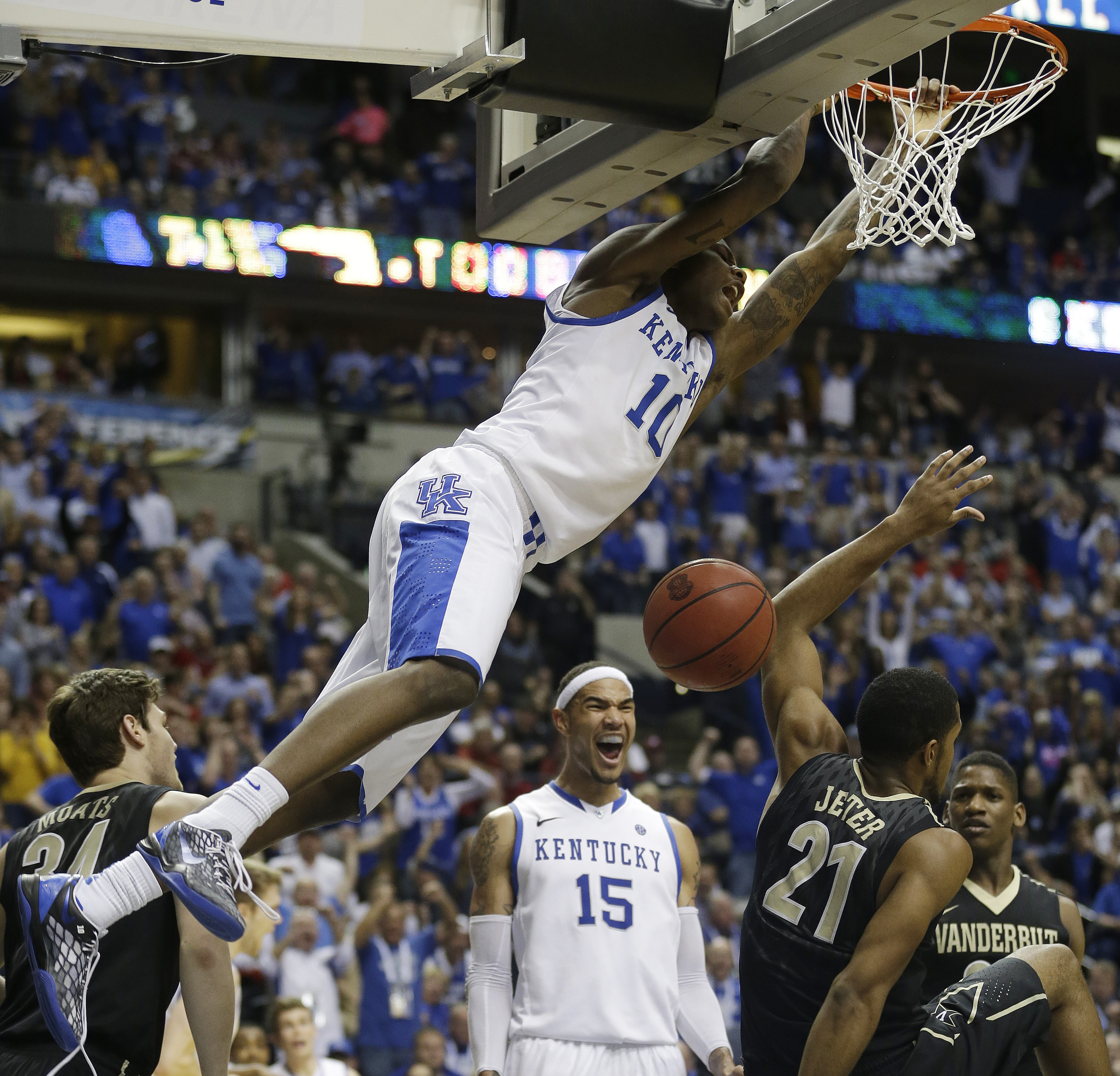 SEC Vanderbilt Kentucky Basketball