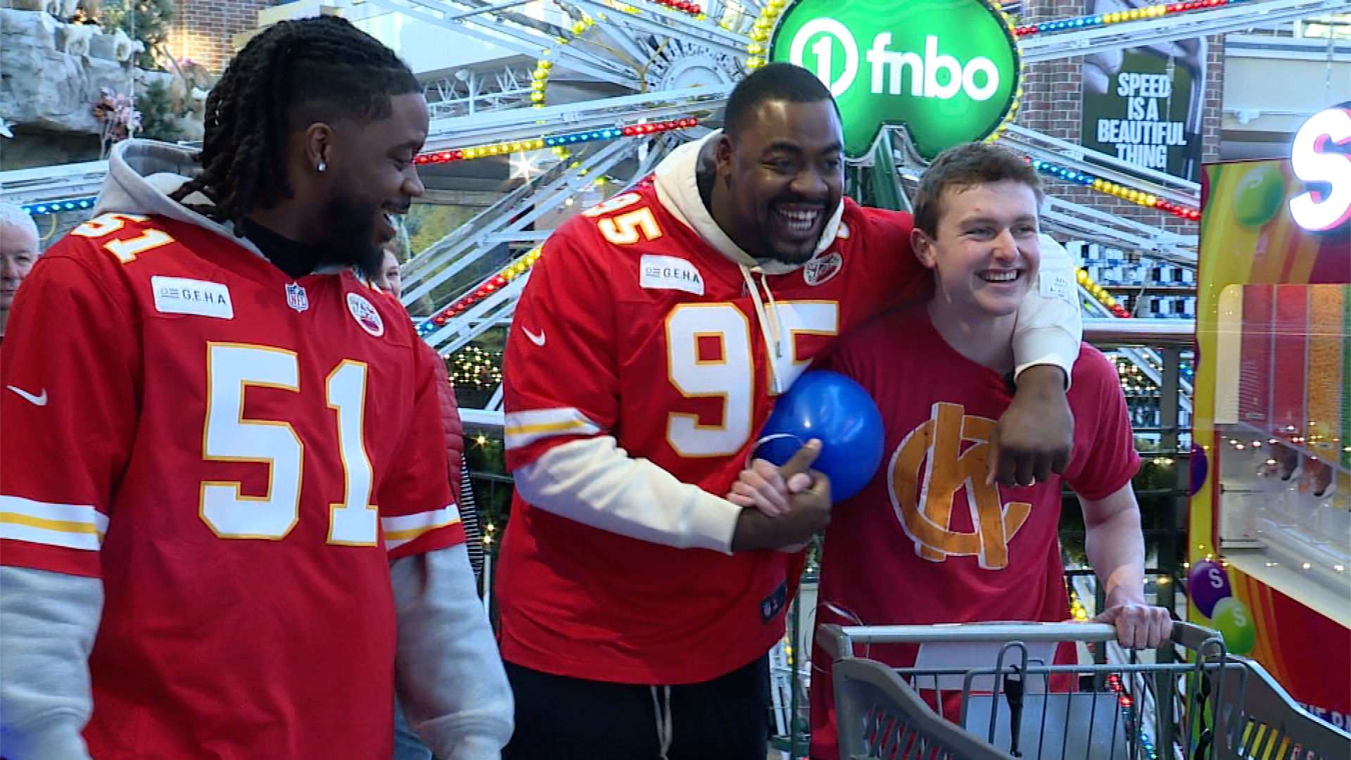 Jack Punswick and Chiefs players