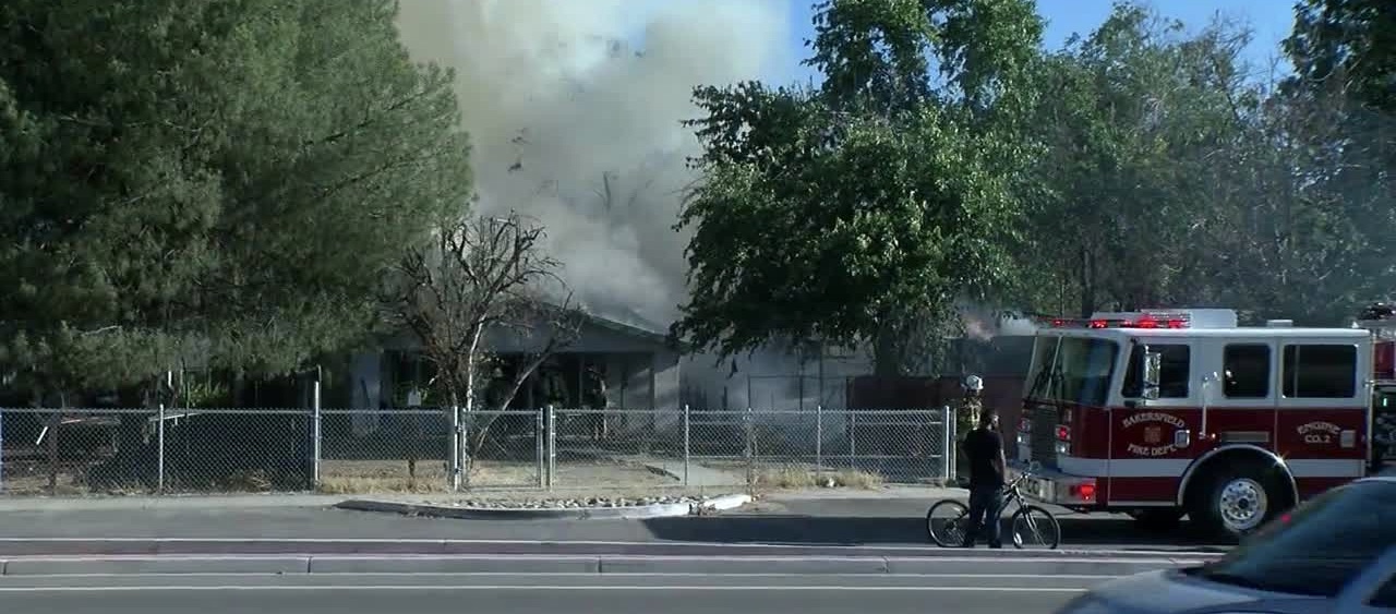 House fire at 23rd Street and D Street