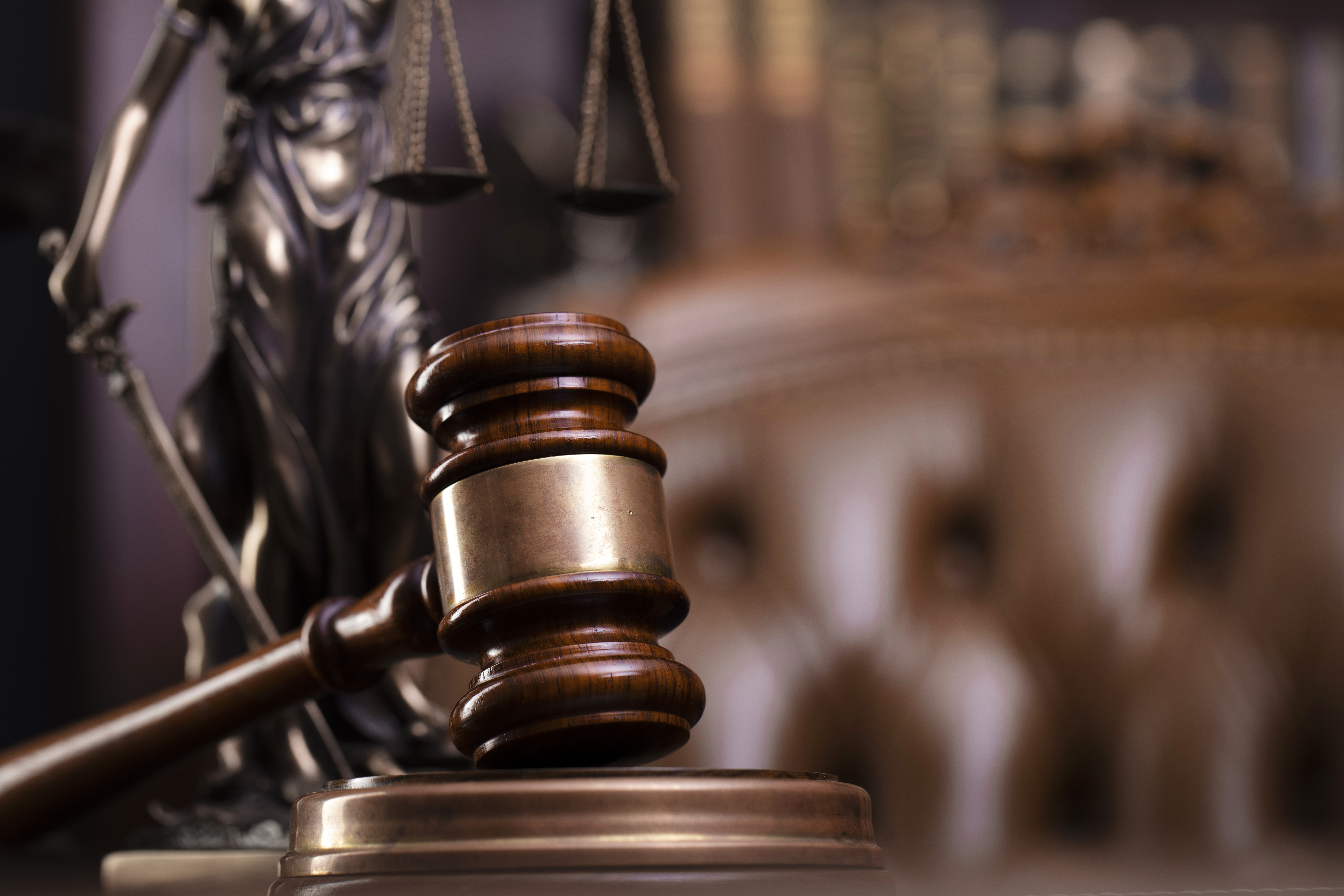 Law theme. Judge chamber.
