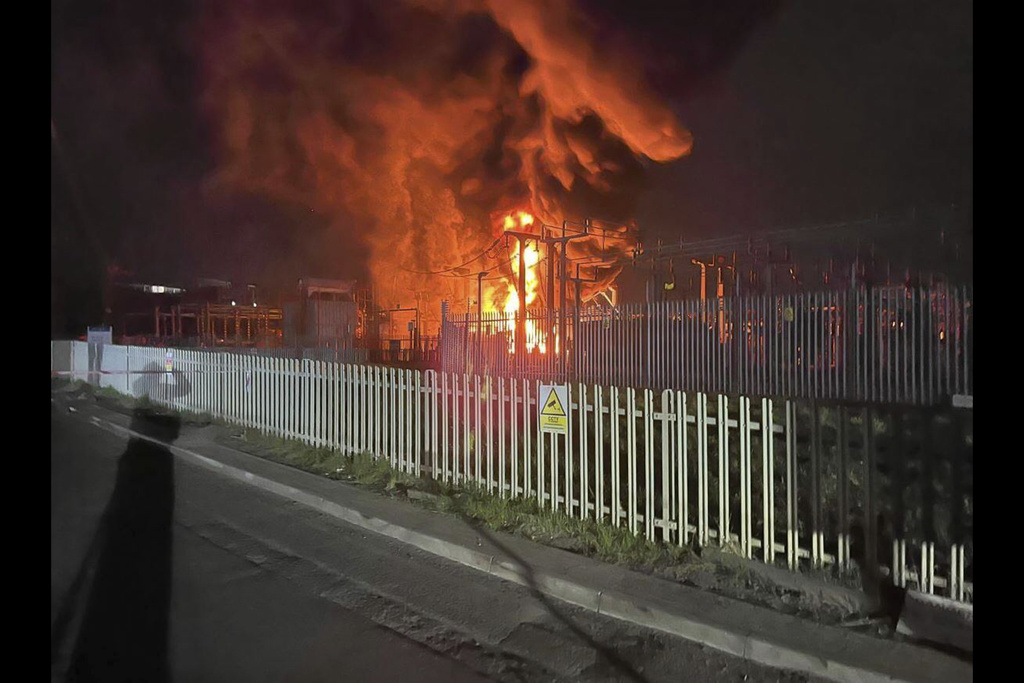 Britain London Fire