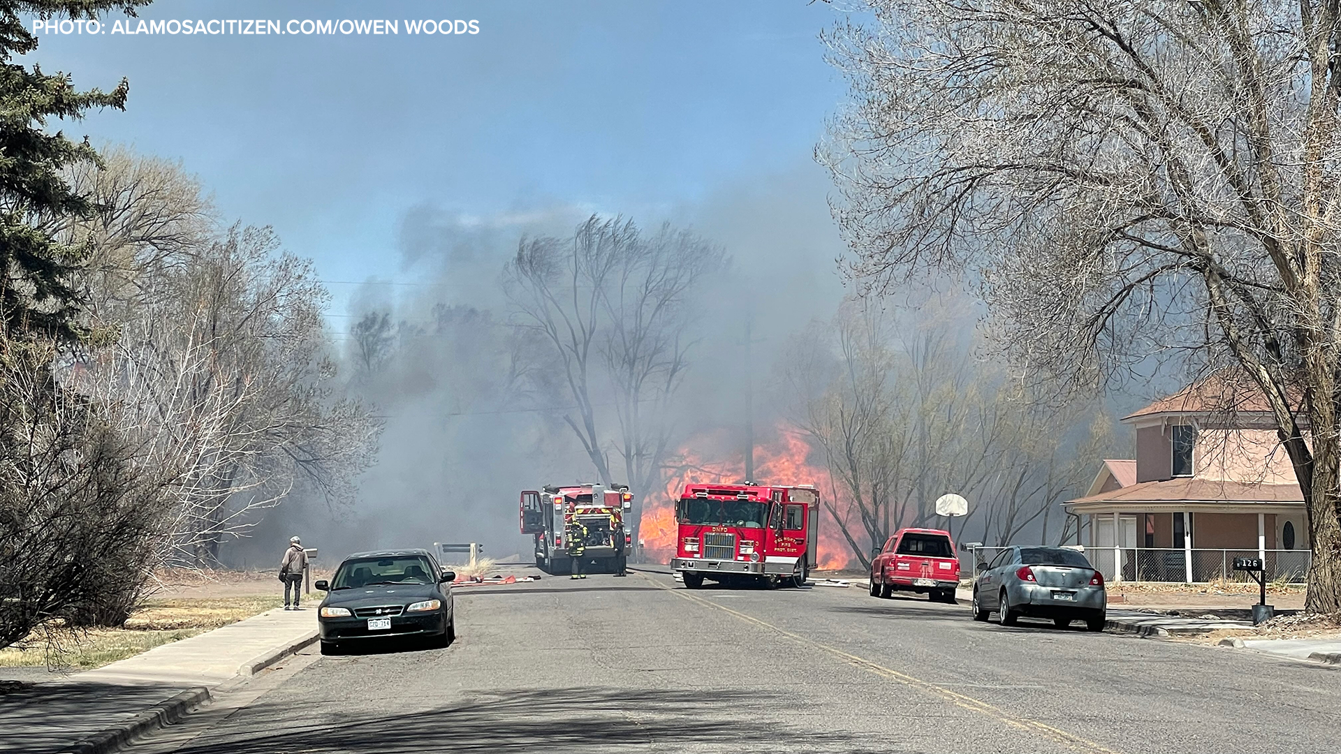Large fire burning north of downtown Monte Visa, forcing evacuations - Vimarsana News