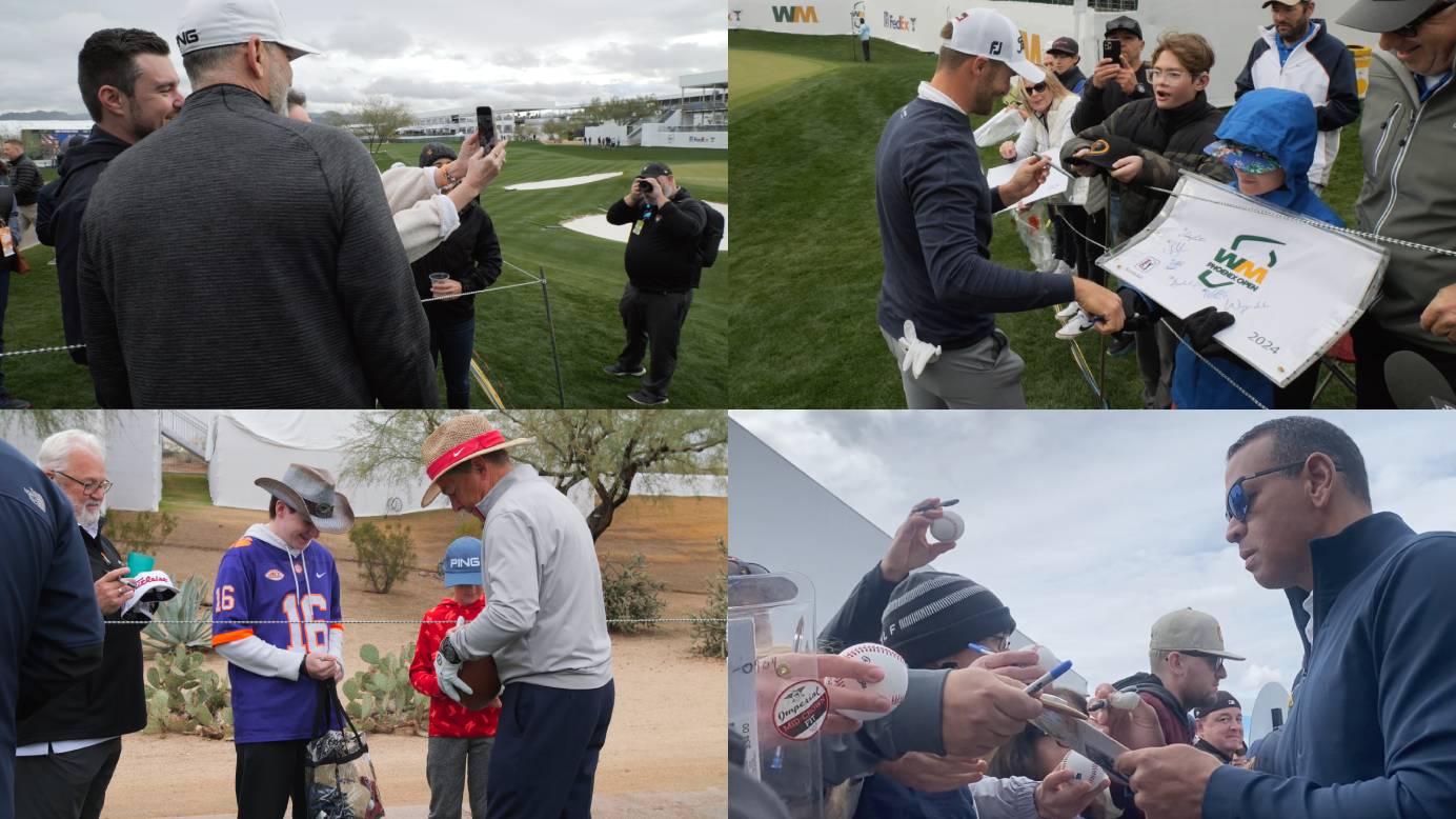 Sport Celebrities hit the green and fans endure weather for the Annexus Pro-Am