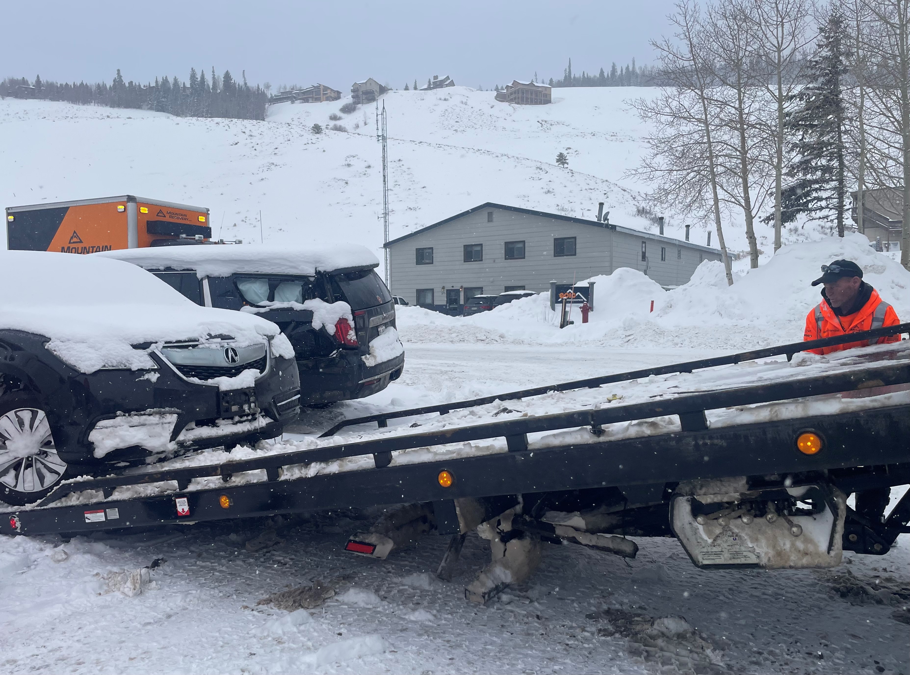 Berthoud Pass remains closed due to a CDOT avalanche warning.