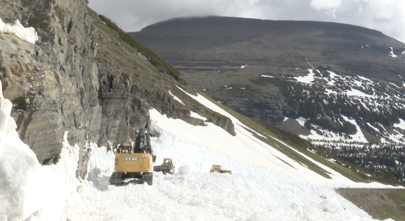 Glacier National Park Plowing