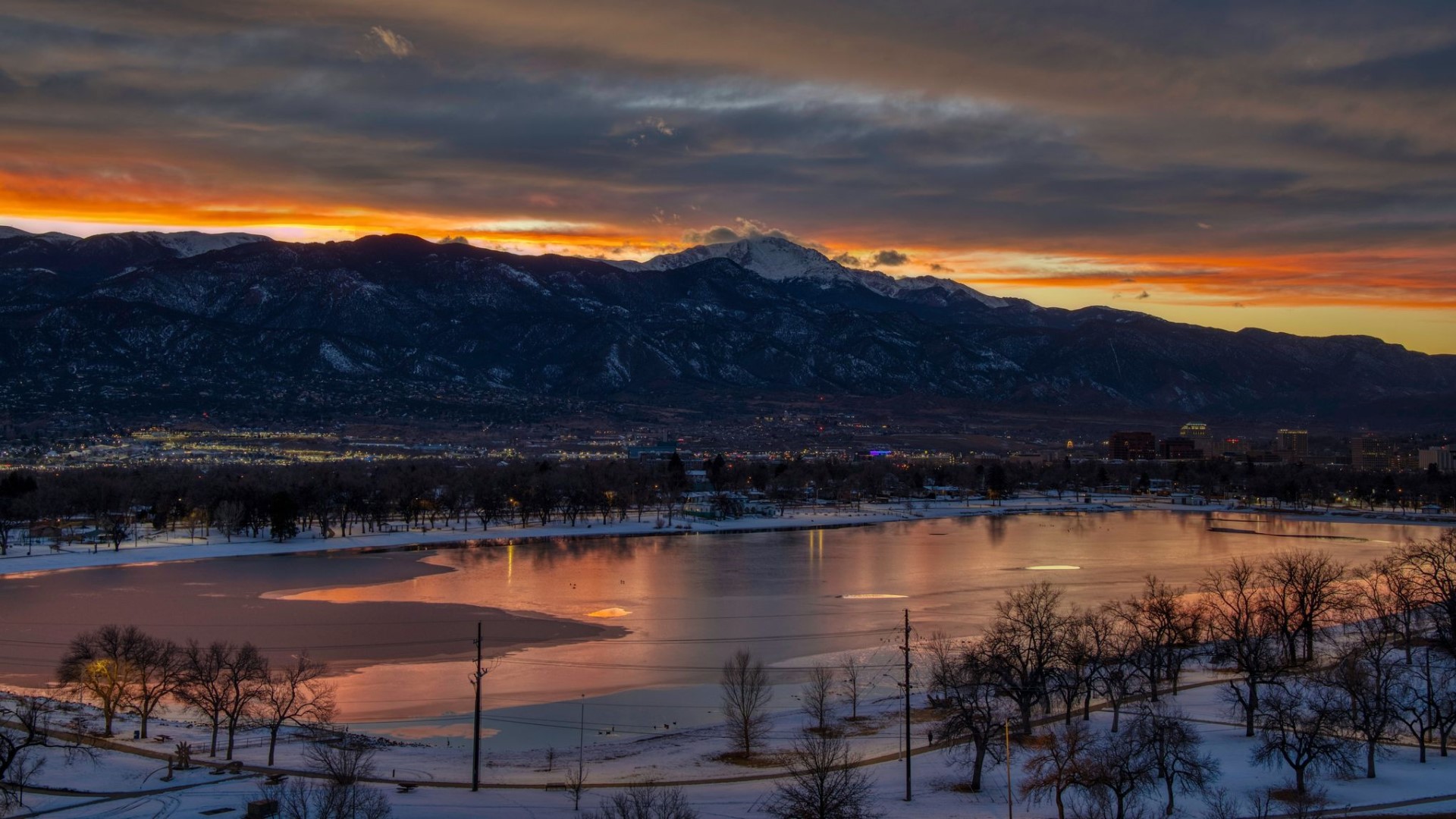 Quail Lake sunset