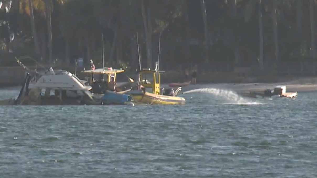 Migrant landing on Peanut Island, Dec. 14, 2022