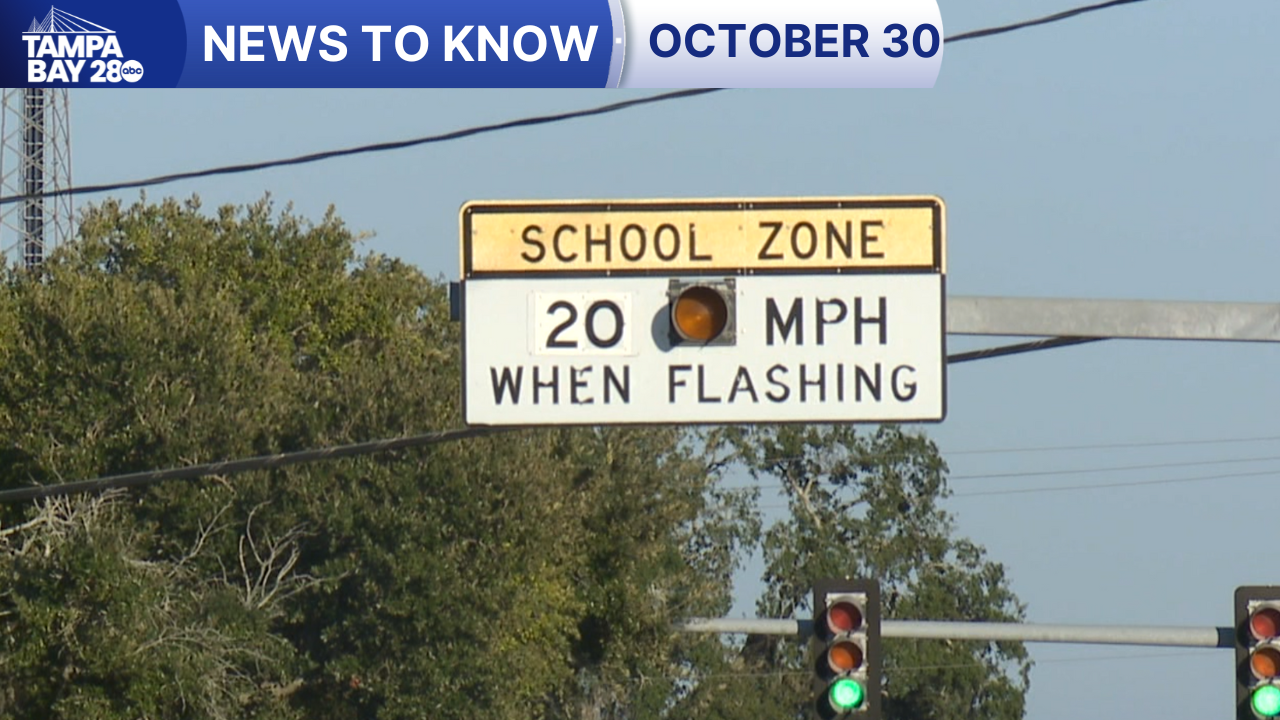 News to know for Oct. 30