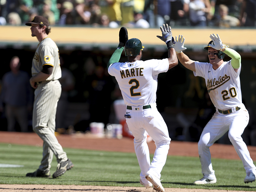 Padres Athletics Baseball