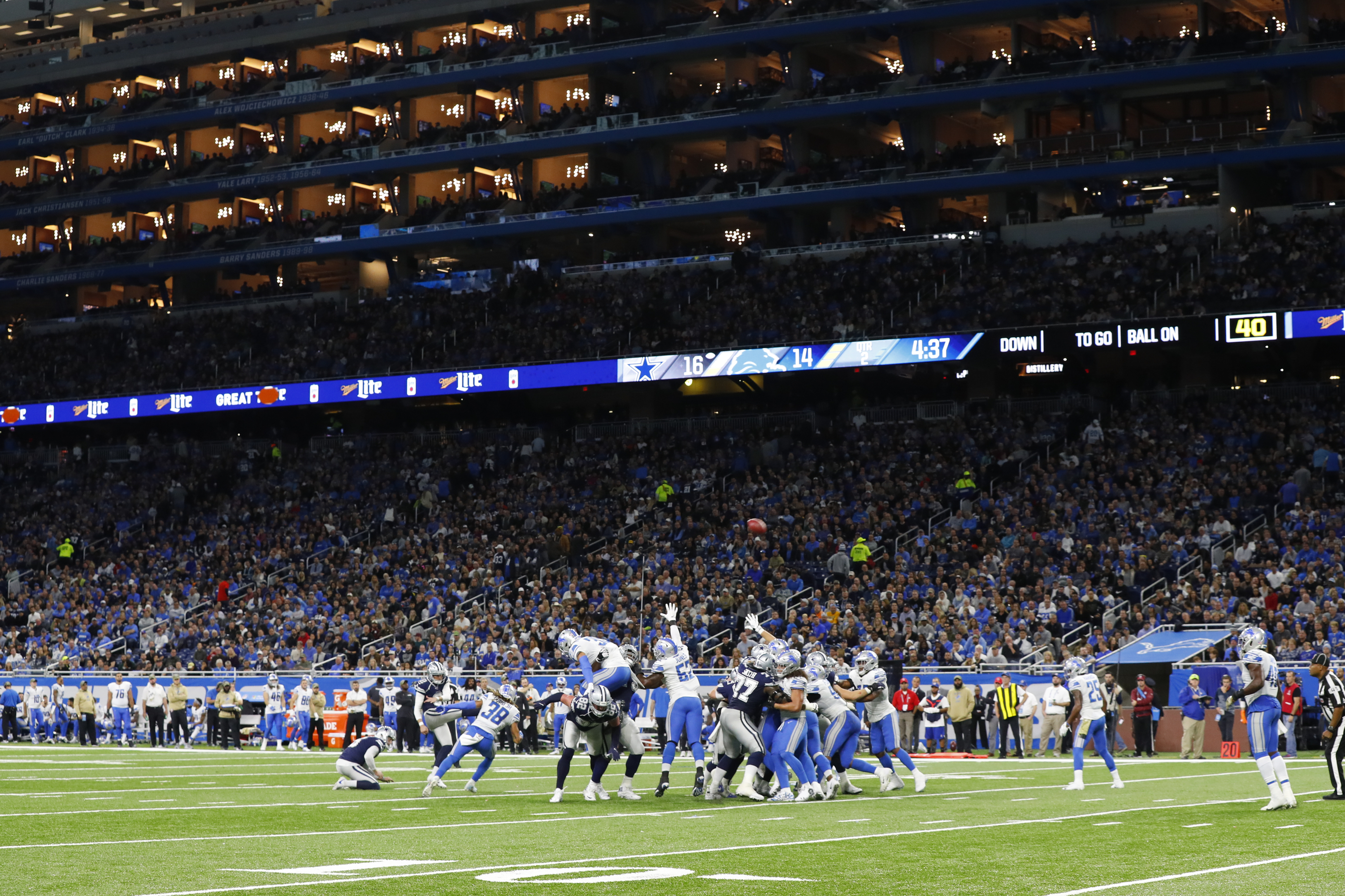 FILE Cowboys Lions Football