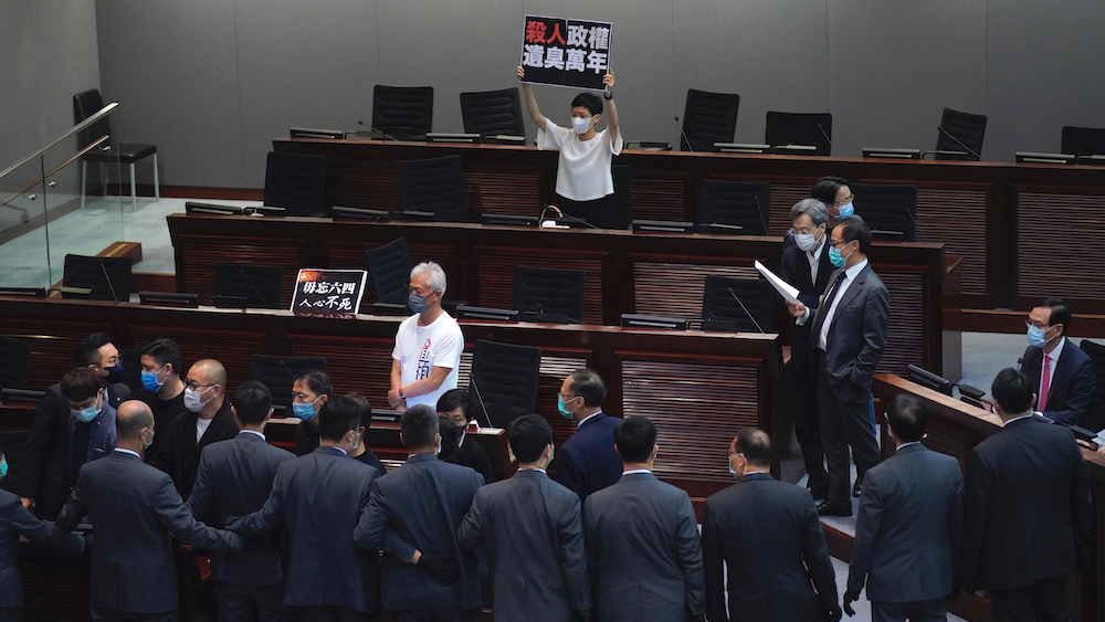 Hong Kong passes law making it illegal to insult Chinese national anthem