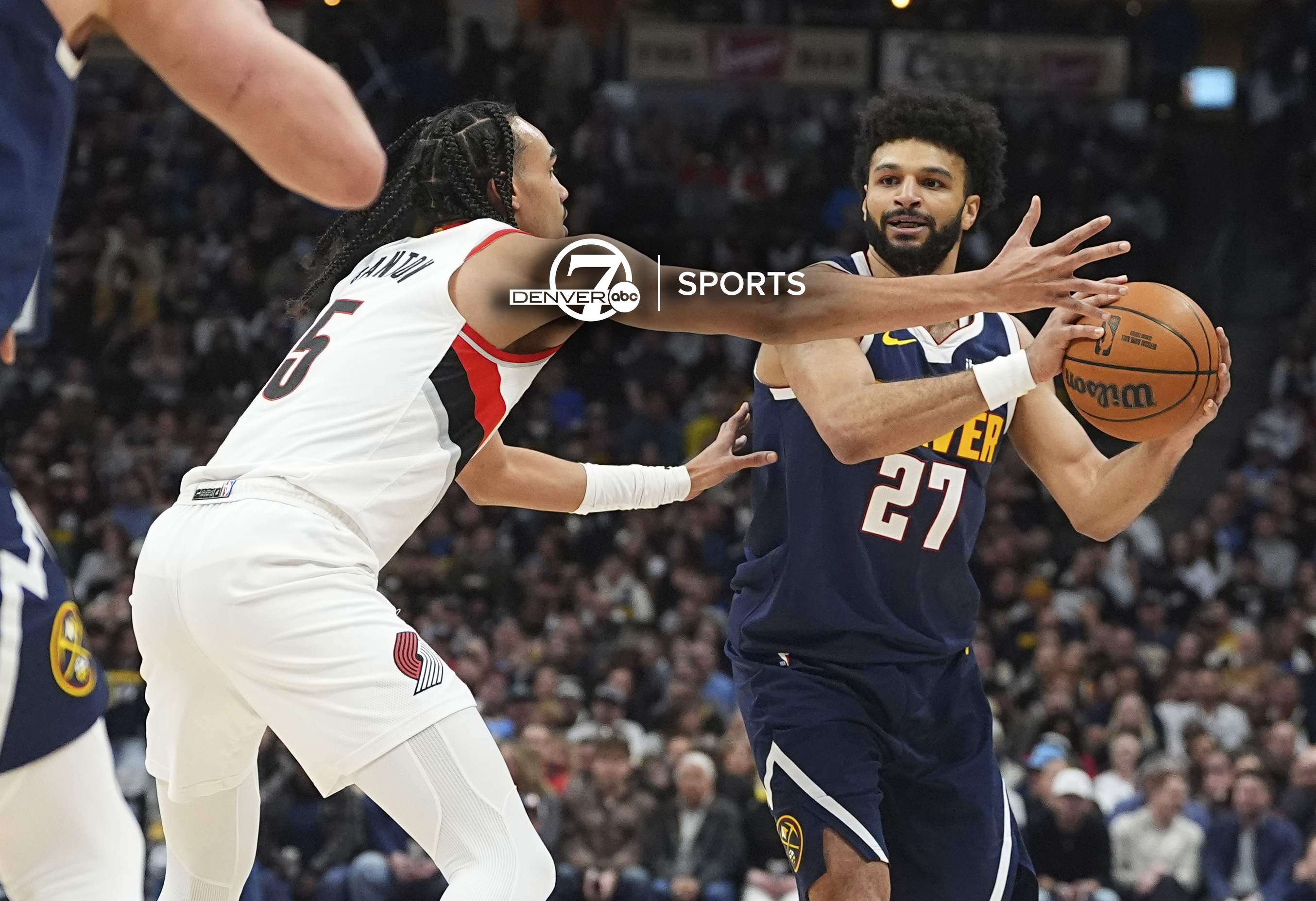Trail Blazers Nuggets Basketball
