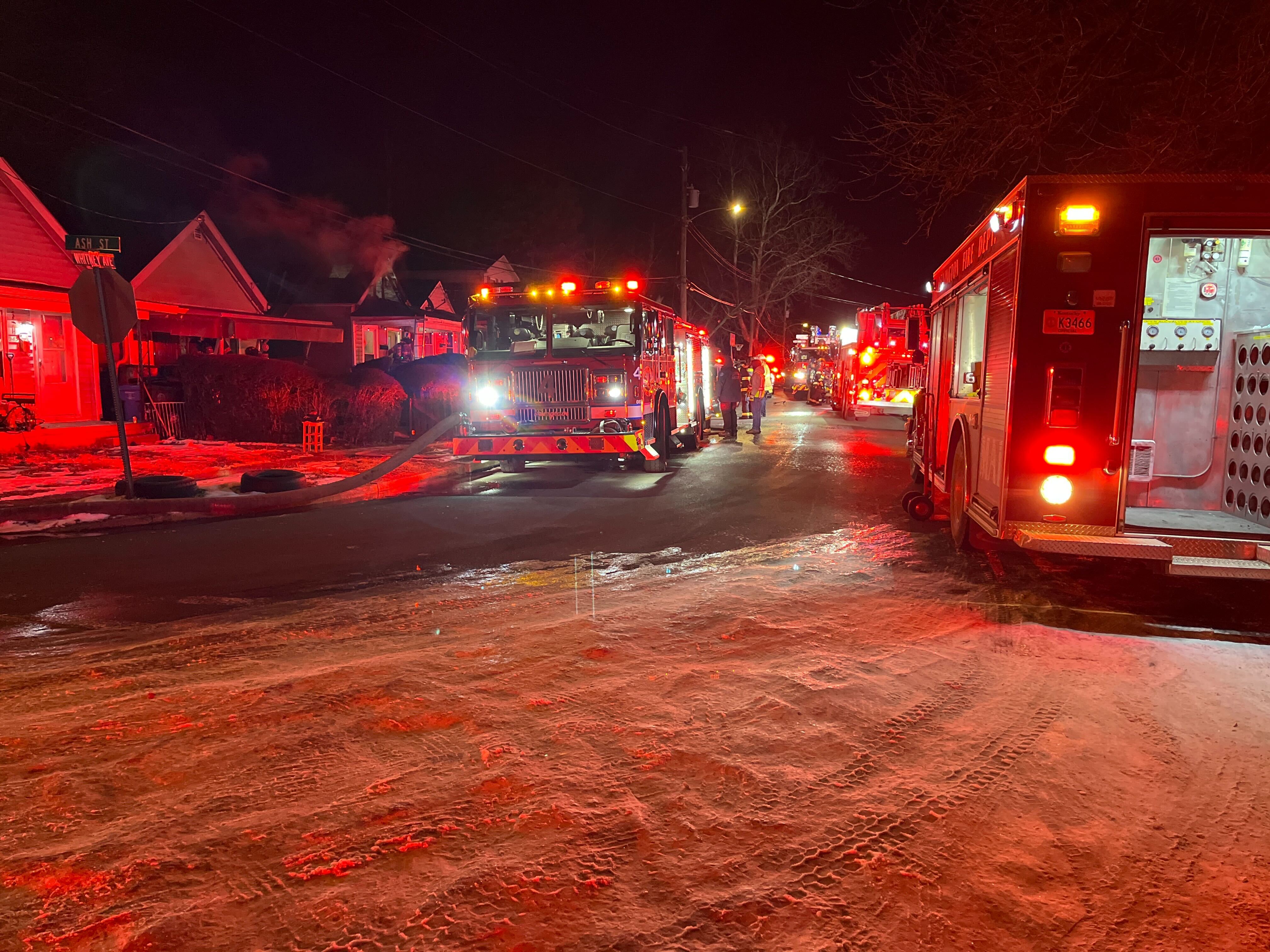Whitney Avenue Fire 01-25-25
