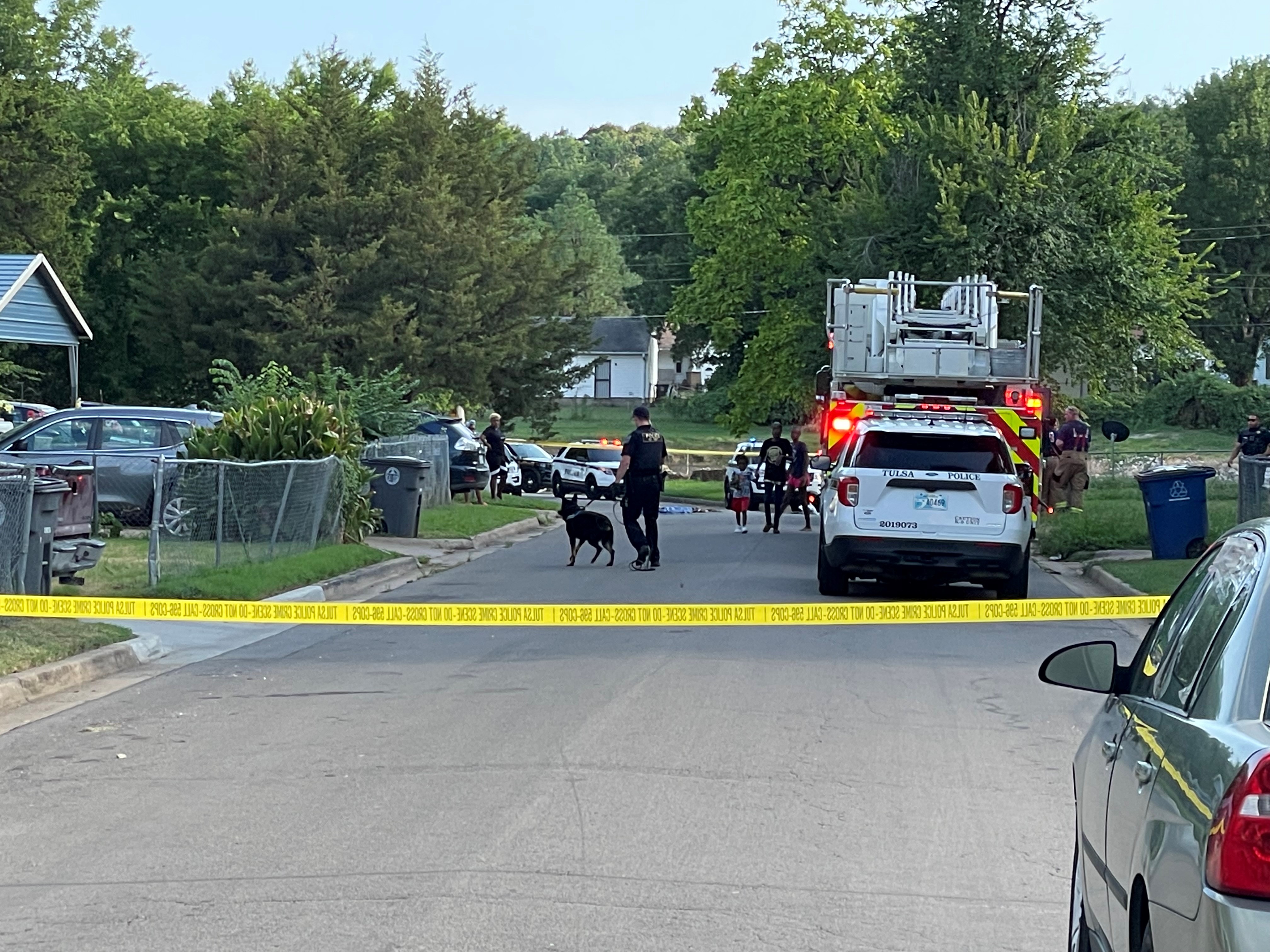Double shooting call in north Tulsa