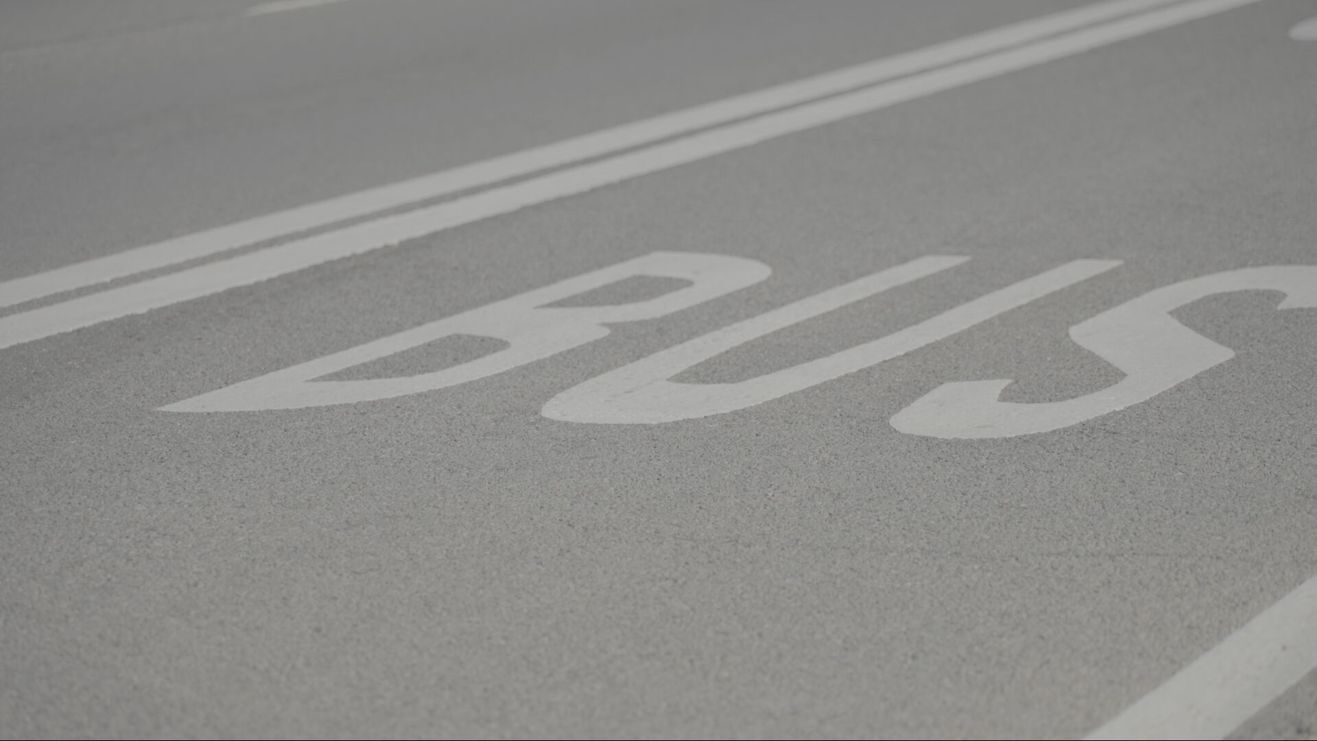 Bus Only lane in South Nashville