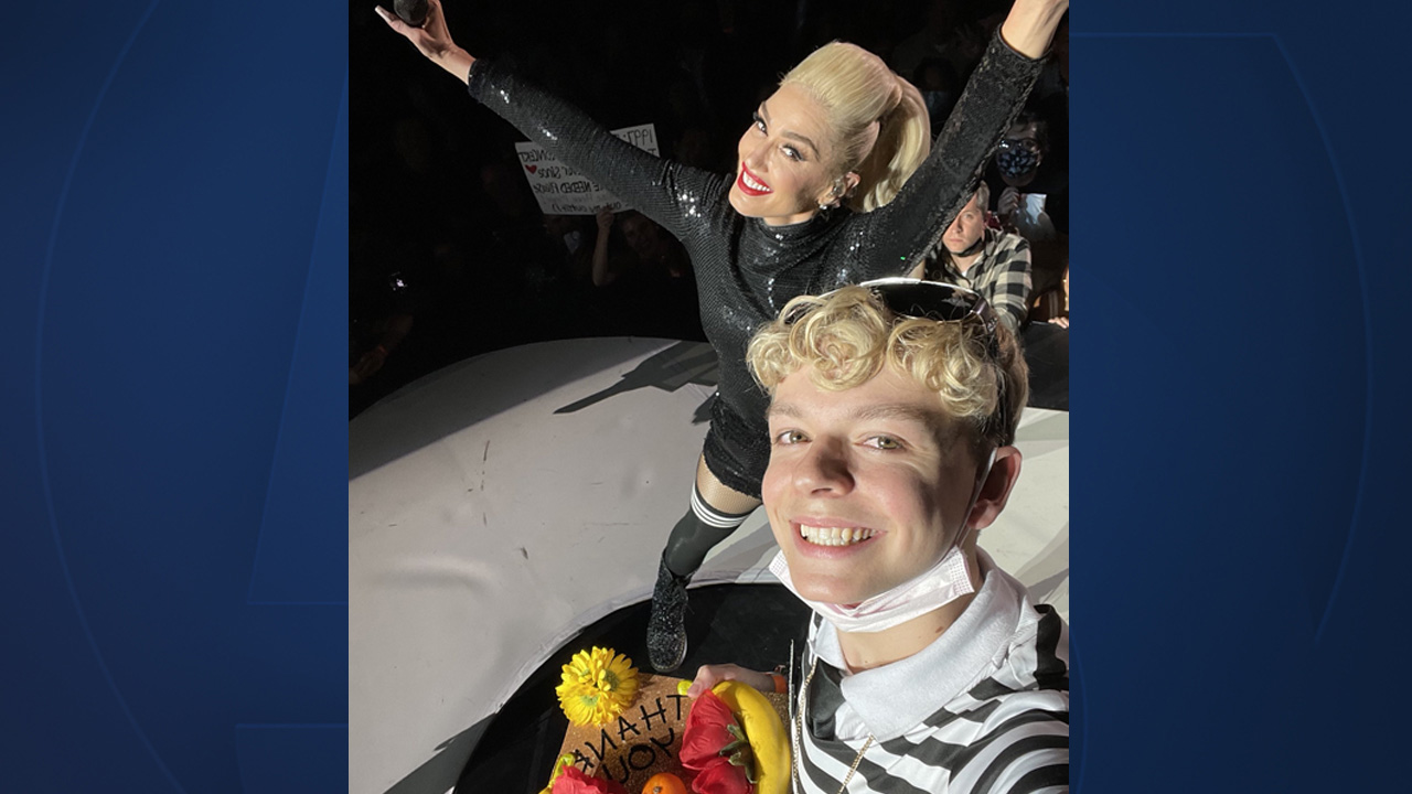 Brandon Burford and Gwen Stefani