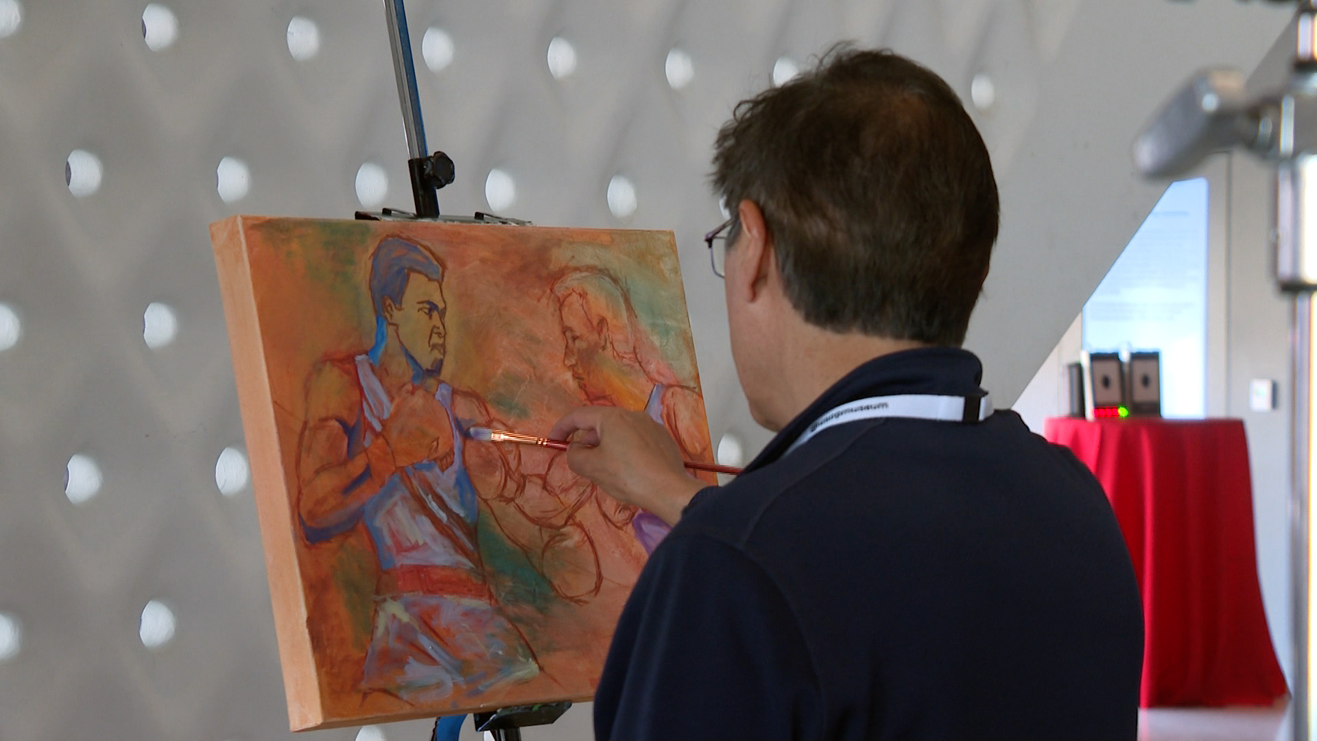 Olympian painter