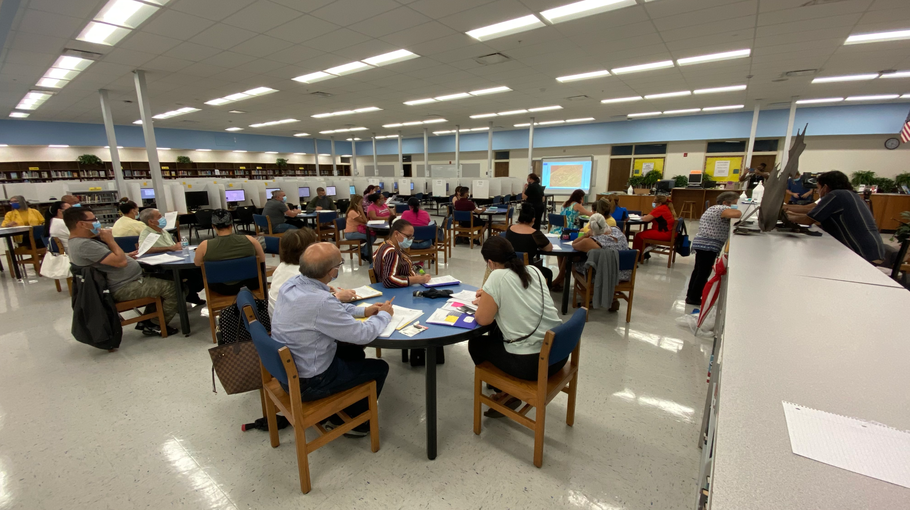 The English for Speakers of Other Languages (ESOL) program at the Jefferson Adult and Community School.
