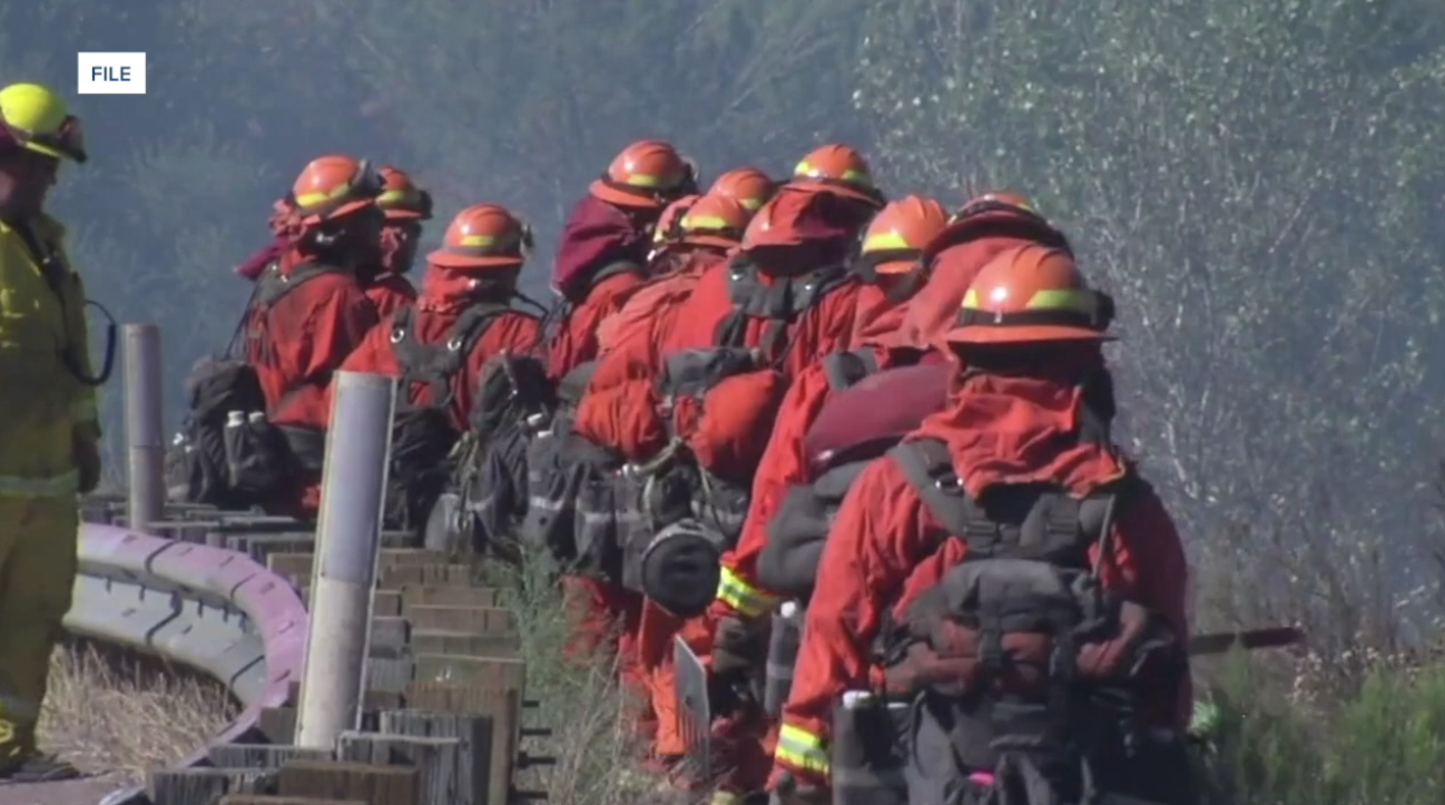 cal fire san diego team sent to riverside county