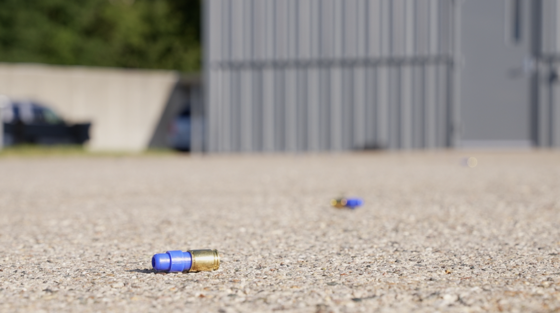 Simunition bullets at DeWitt Township Police Department's third training