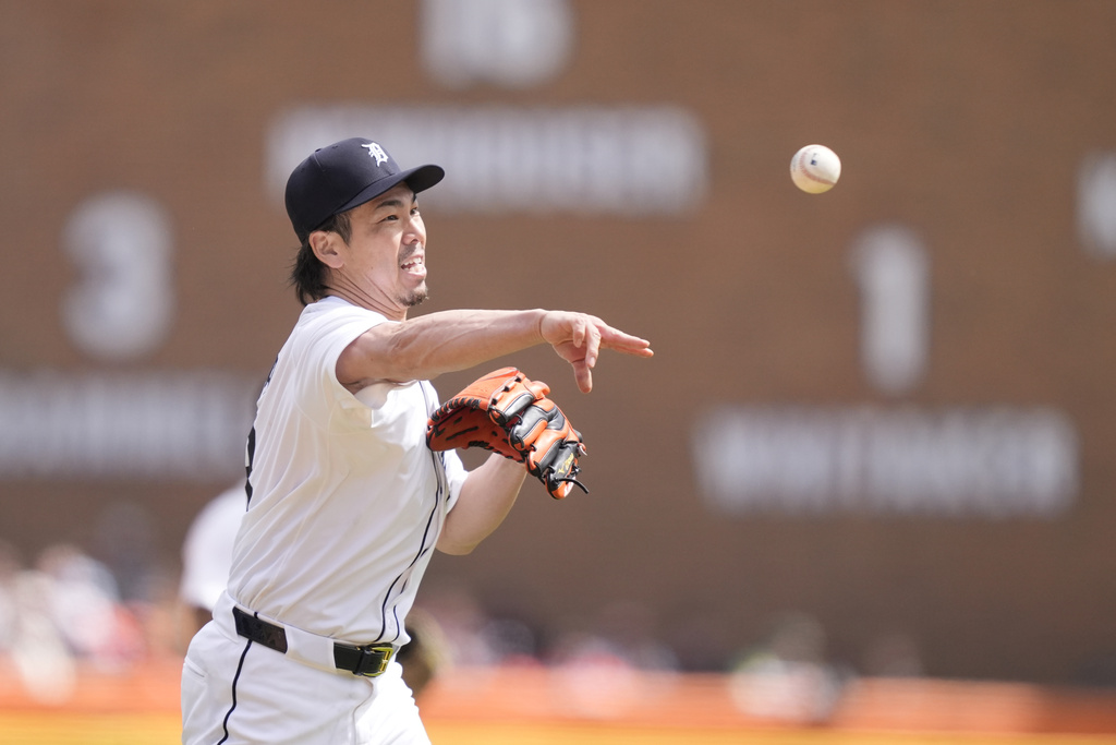 Athletics Tigers Baseball Kenta Maeda