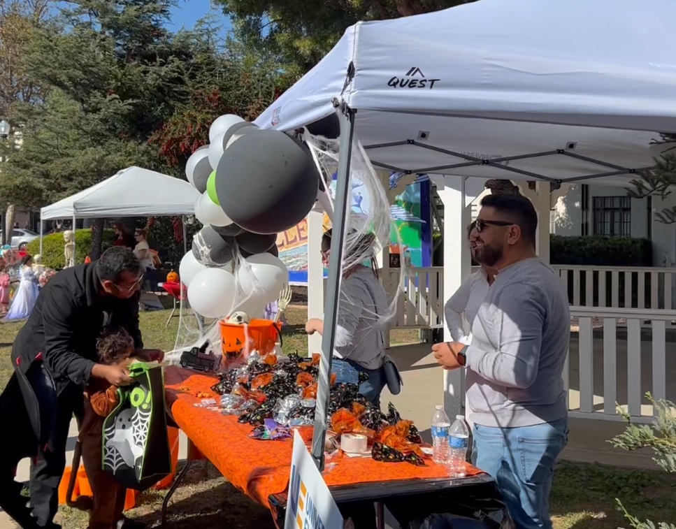 Over forty local businesses participated in the event throughout Lompoc by handing out candy from their storefronts.  