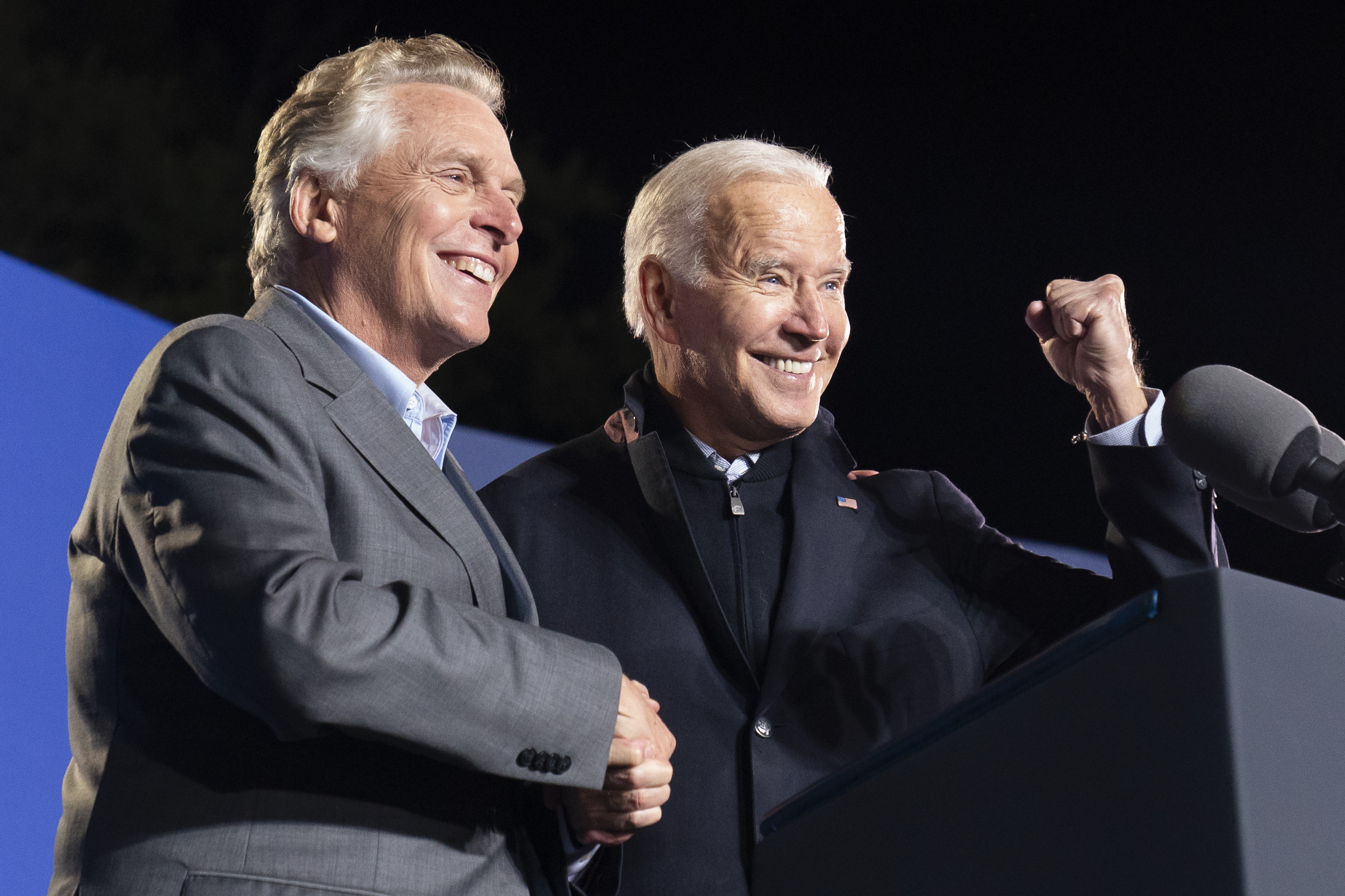 Joe Biden, Terry McAuliffe