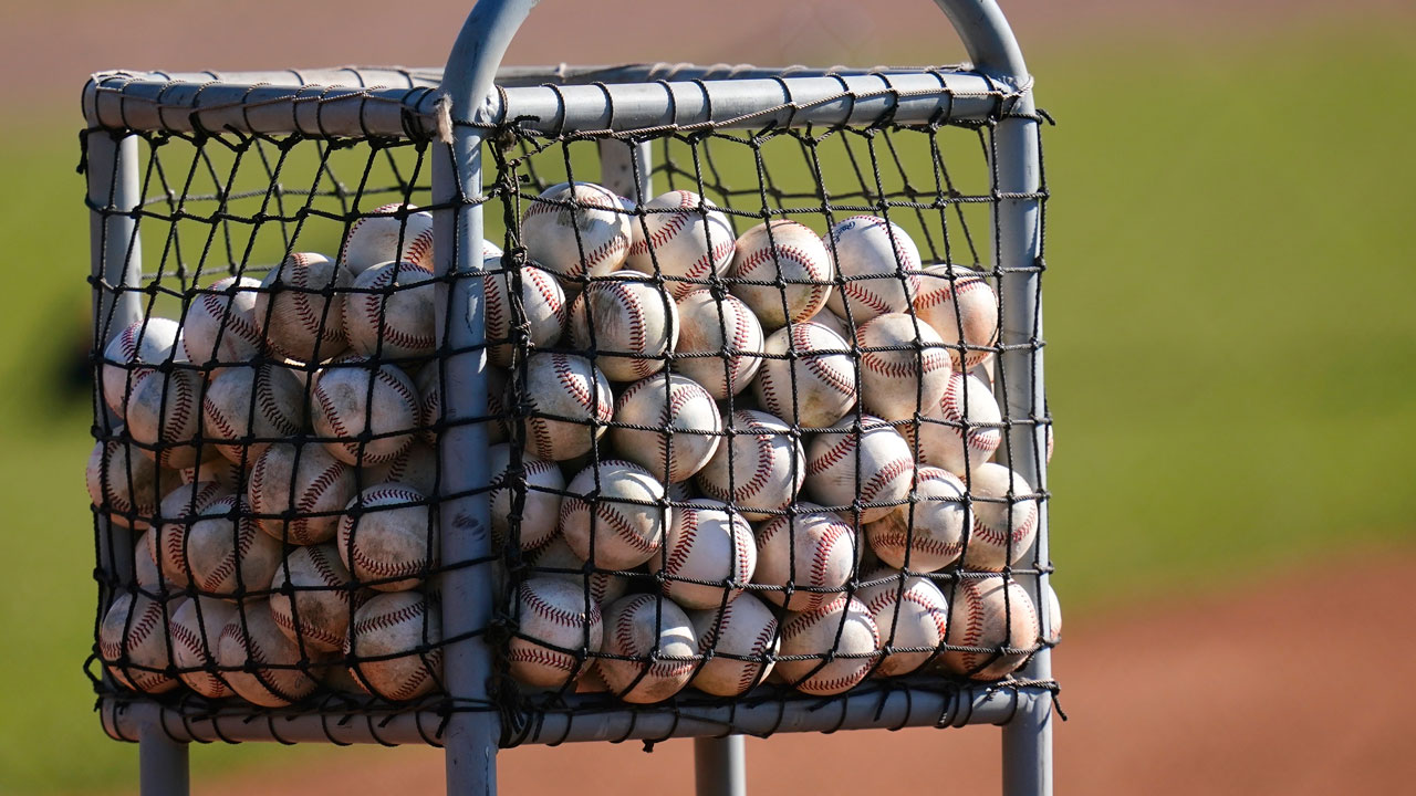 Basket of baseballs, March 1, 2022