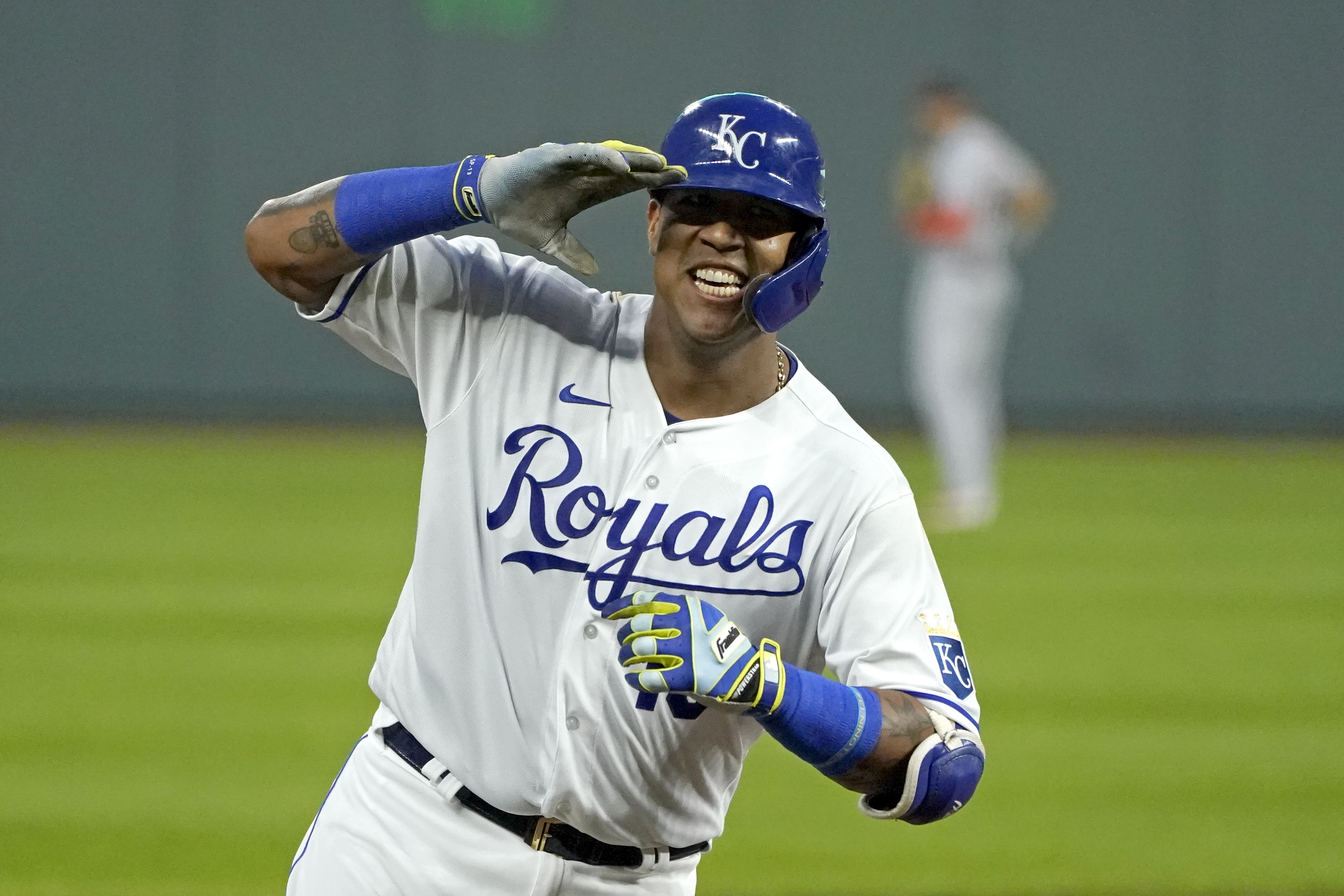 Tigers Royals Baseball Salvador Perez