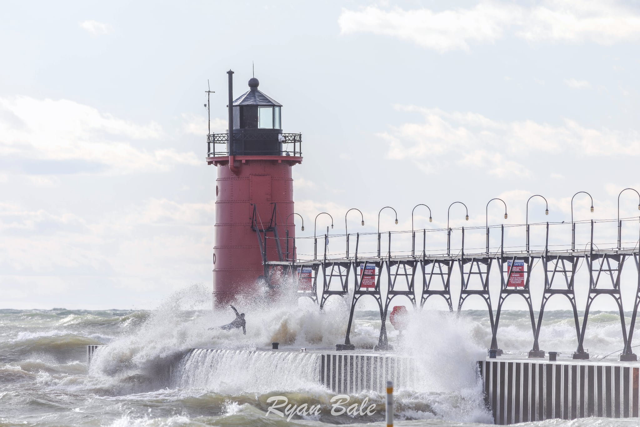 Man swept off South Haven pier, Ryan Bale watermark