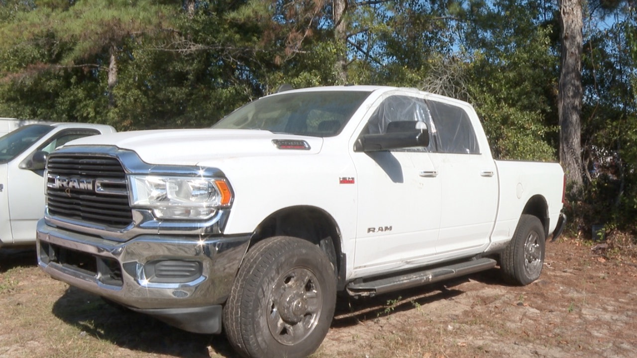 Ian Rogers' work truck