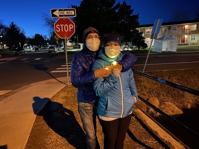 Couple with Candles