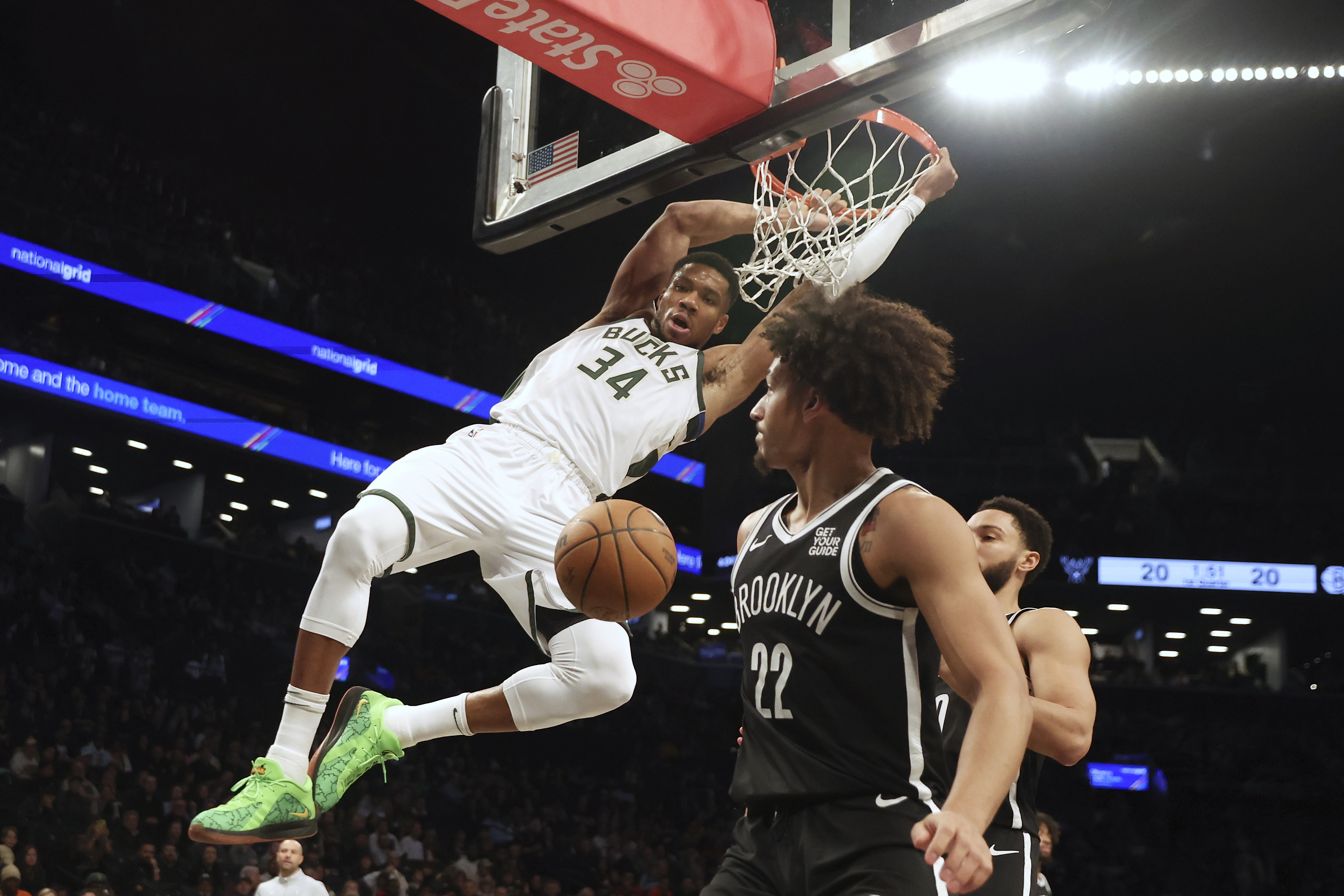 Bucks Nets Basketball
