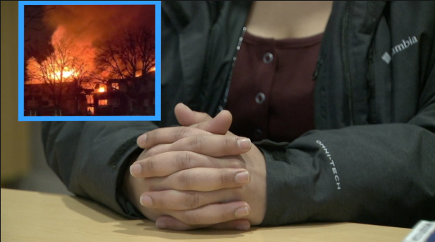 Woman speaks after being rescued from Wyoming apartment fire