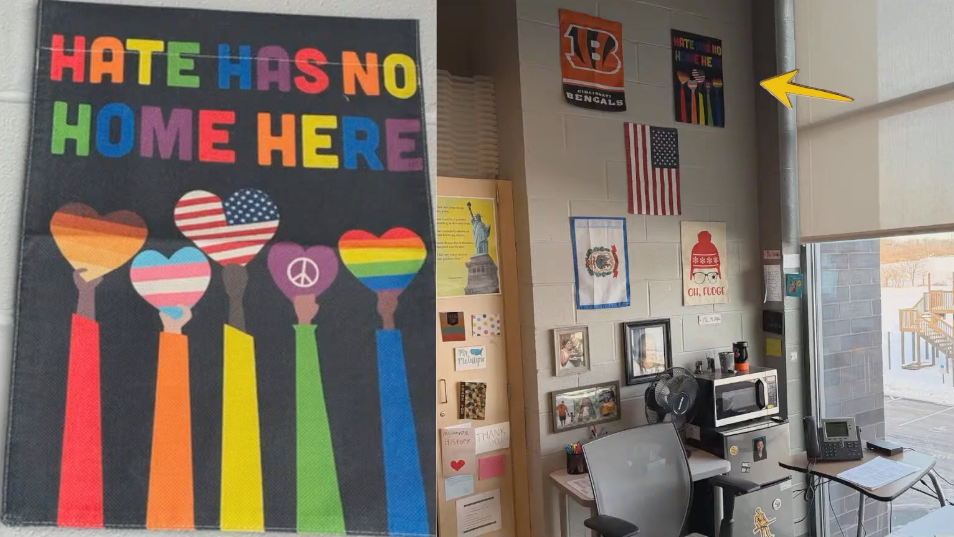 Hate has no home here poster