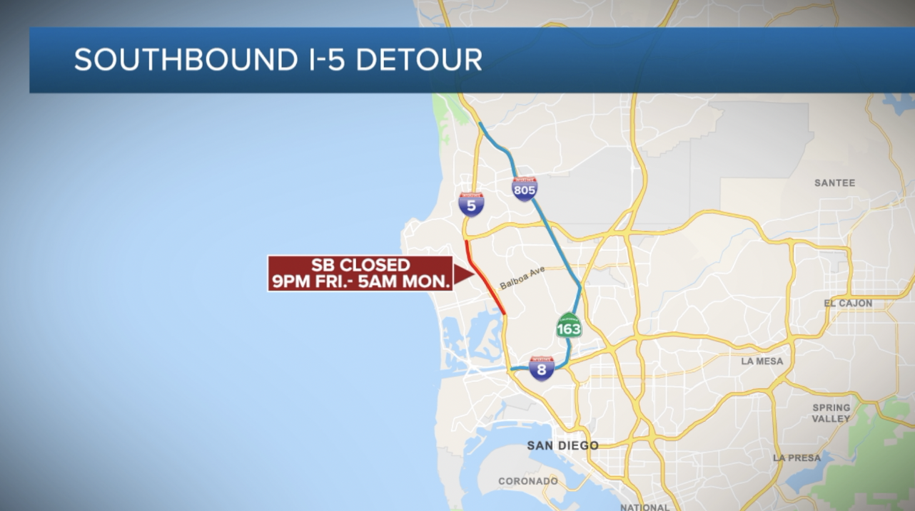 Caltrans recommends taking this detour. 