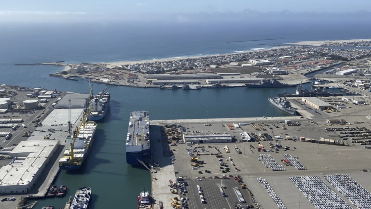 Aerial image of Naval Base Ventura County in Port Hueneme
